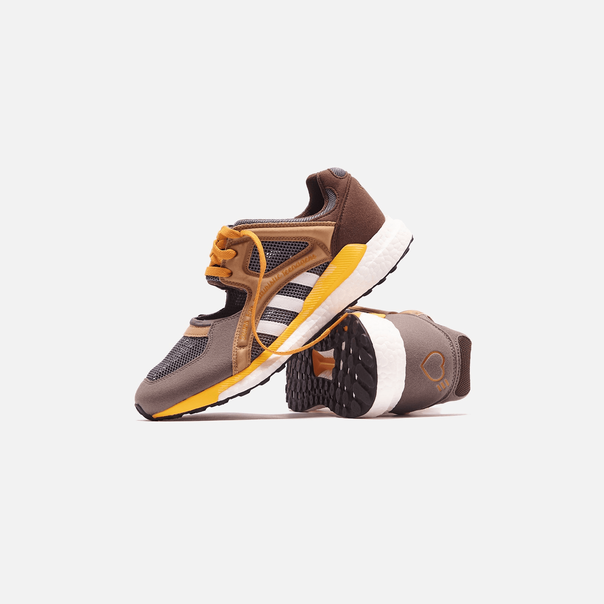 adidas Consortium x Human Made EQT Racing - Cardboard / Footwear White / Grey Four — Image 3
