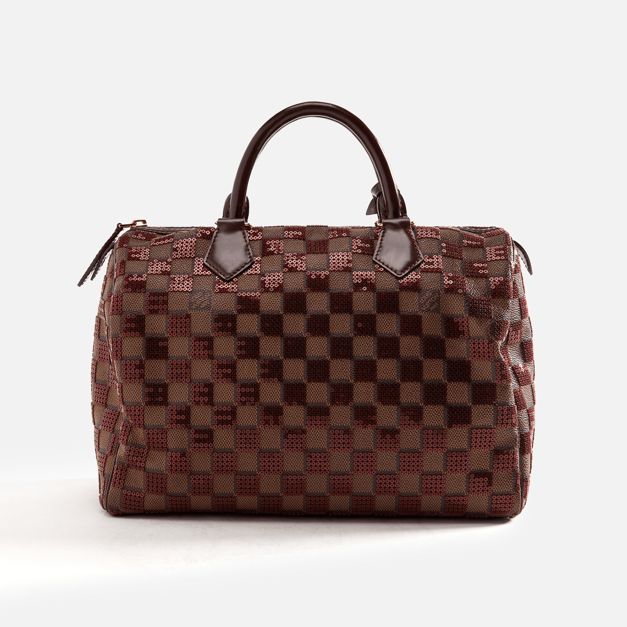 WGACA Louis Vuitton Damier Paillettes Speedy - Red — Image 2