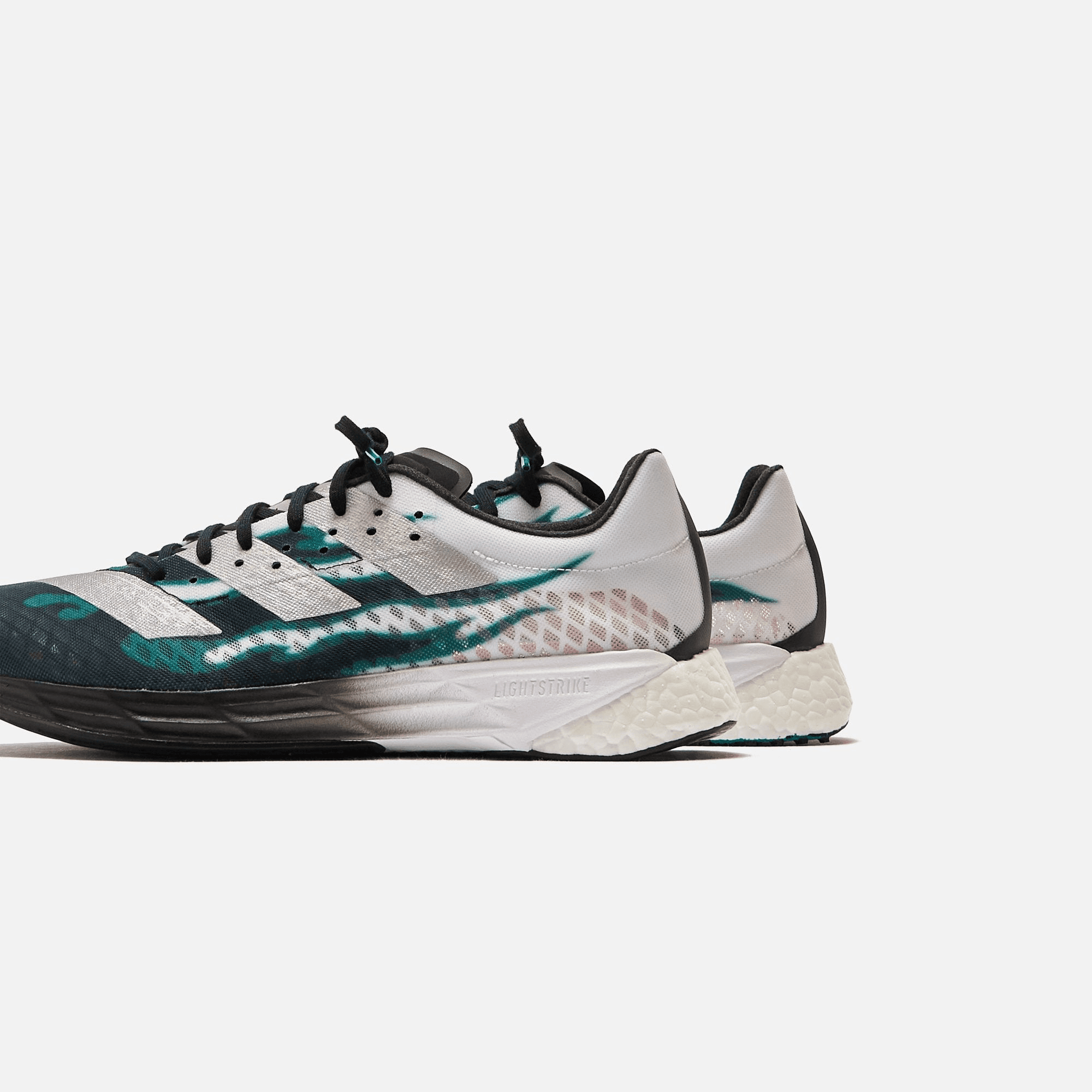 adidas Consortium Adizero Pro BM - Core Black / Yellow Tint / Eqt Green — Image 2
