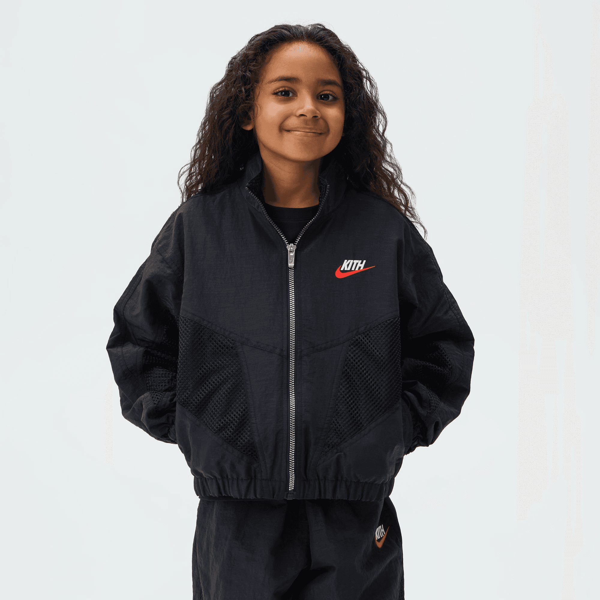 Kith Kids for Nike Track Jacket - Black — Image 4