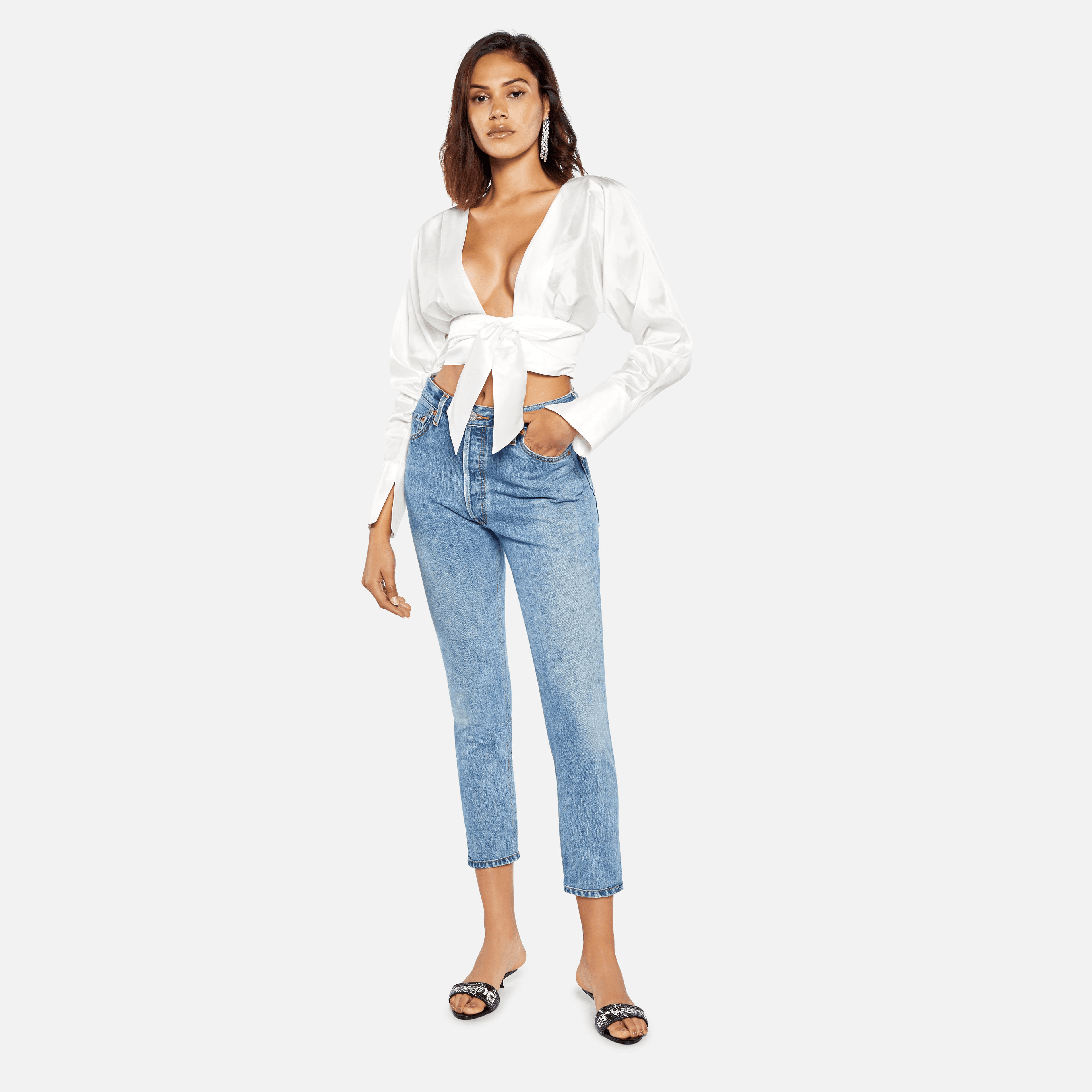 Manning Cartell Pumped Up Wrap Top - White — Image 3