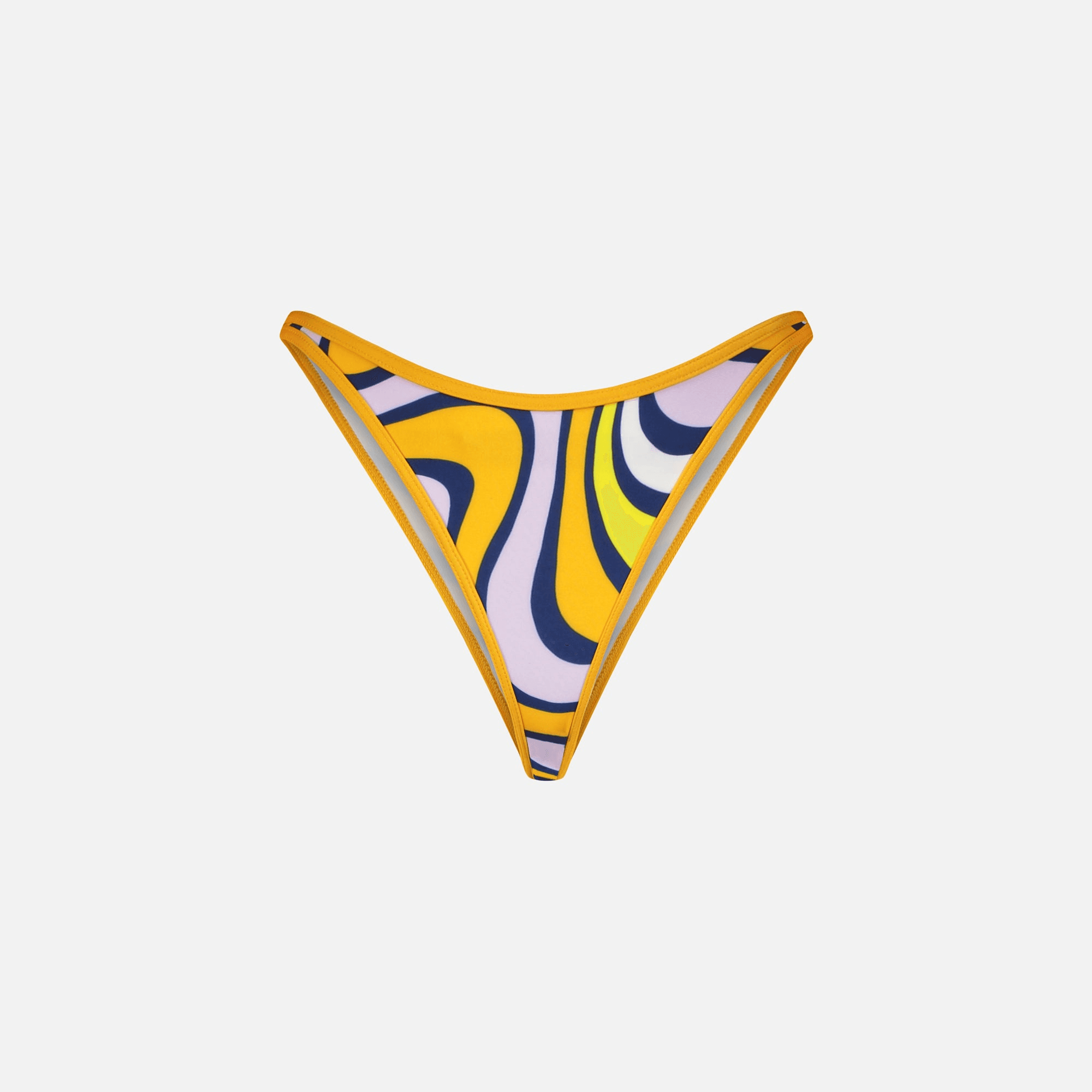Adam Selman French Cut Bikini Bottom - Retro Swirl
