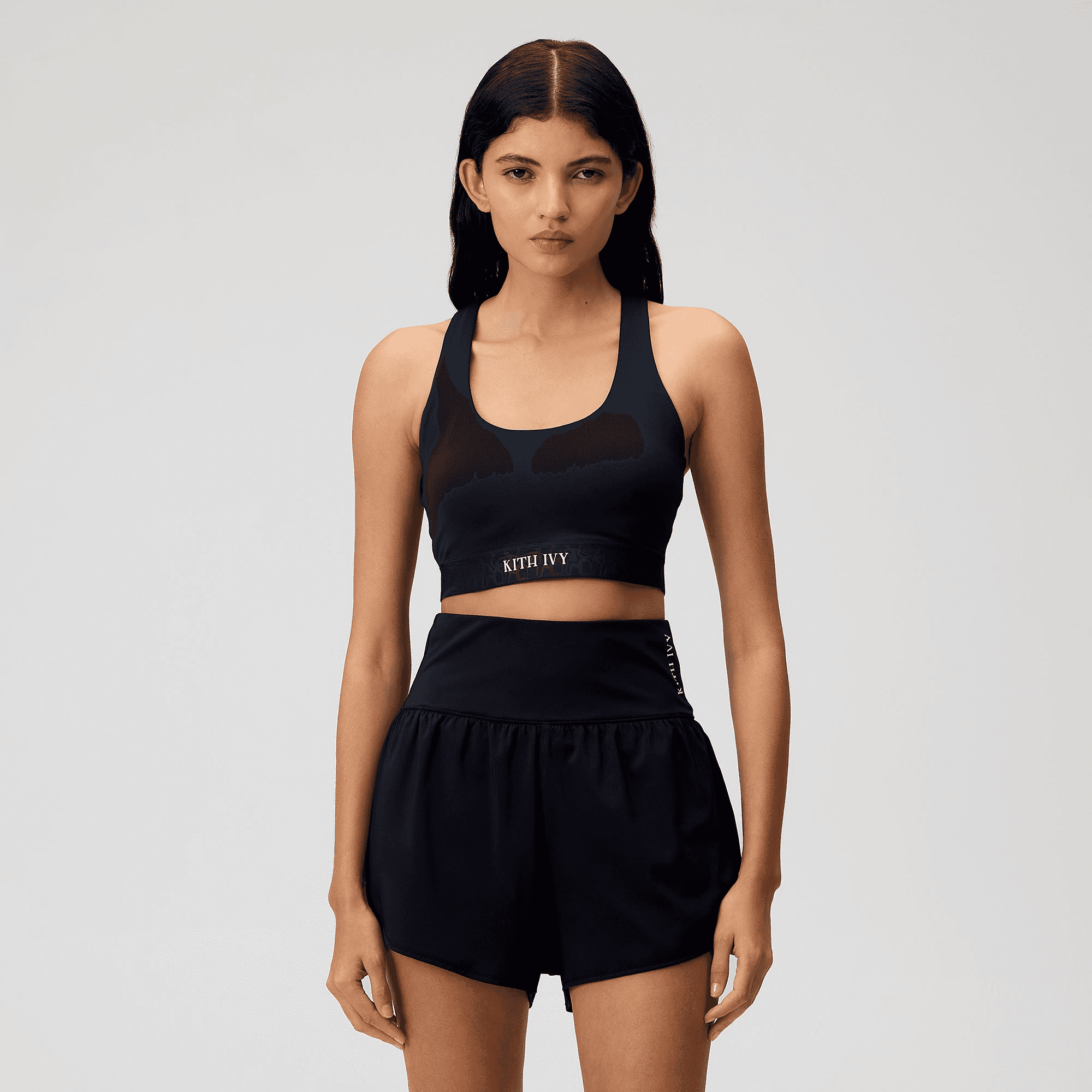 Kith Ivy for Wilson Women's Doubles Racerback Bra - Black — Image 4