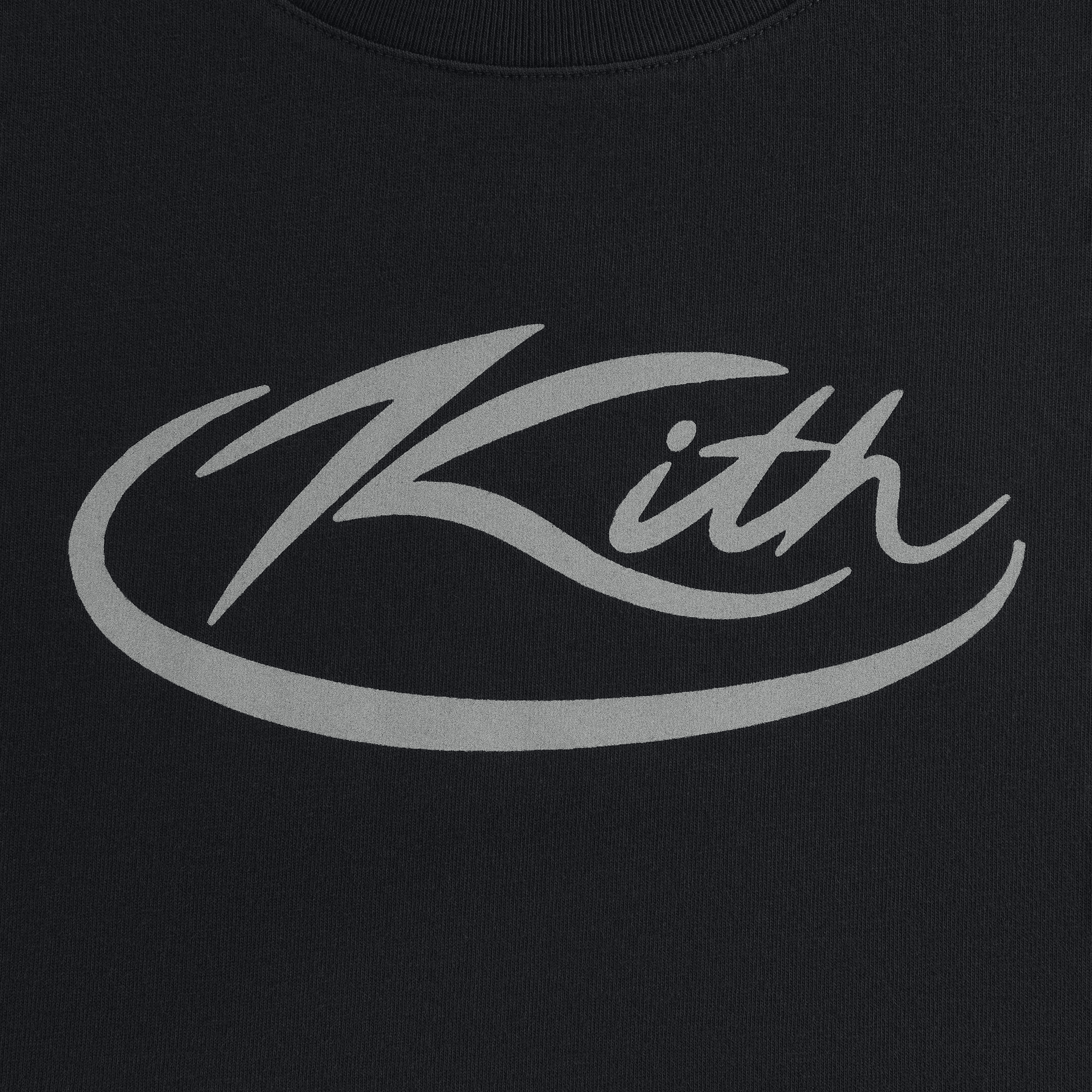 Kith Women Fei Reflective Logo Tee - Black — Image 2