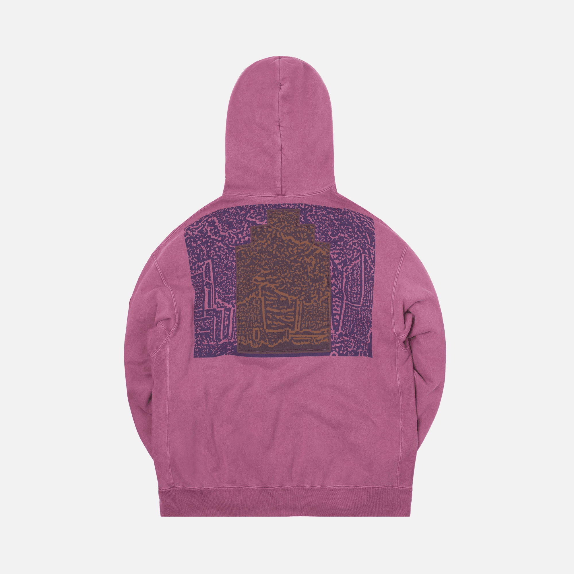 Cav Empt Overdye Smoky Heavy Hoody - Pink — Image 2