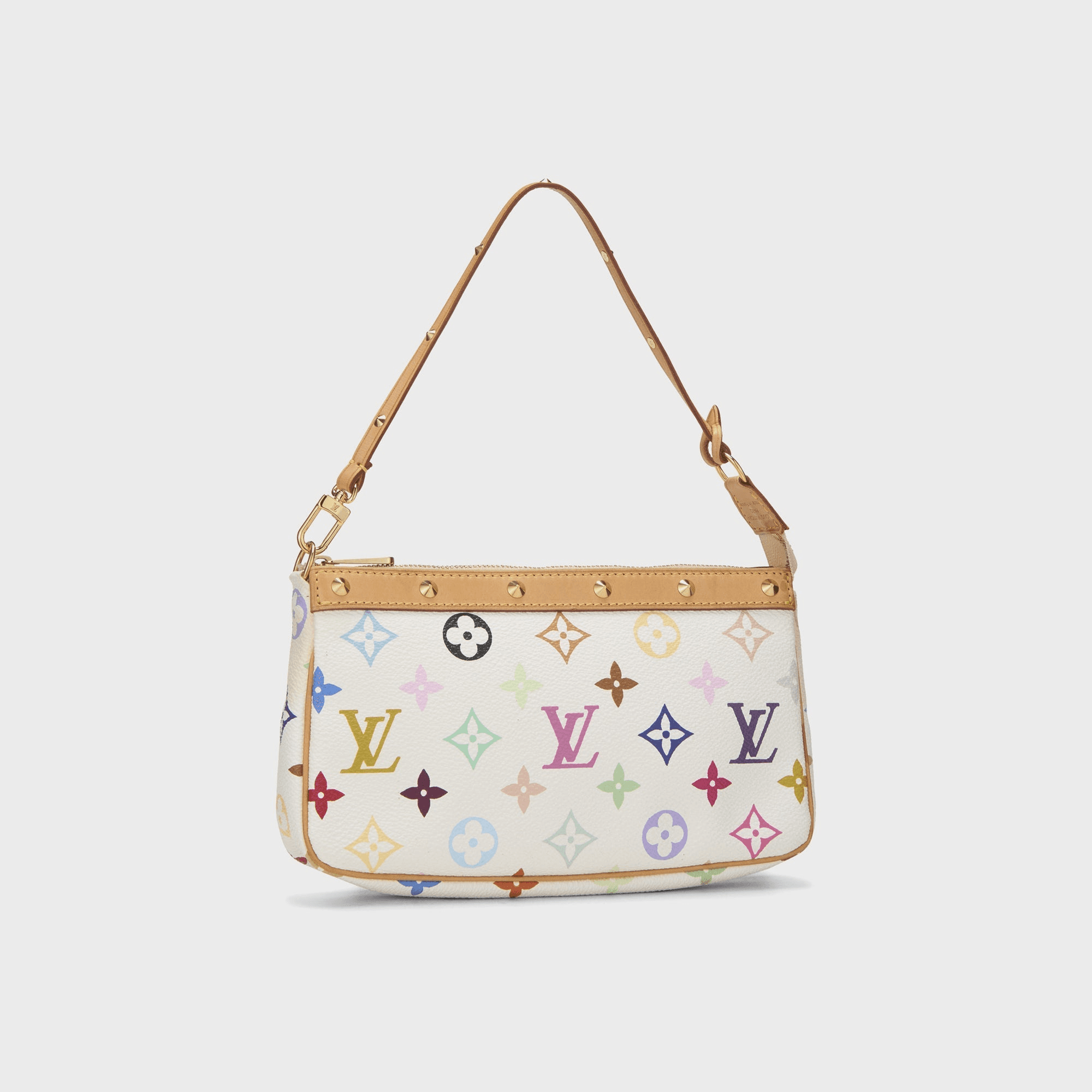 WGACA Louis Vuitton Multi Pochette Accessories V2 - White — Image 2