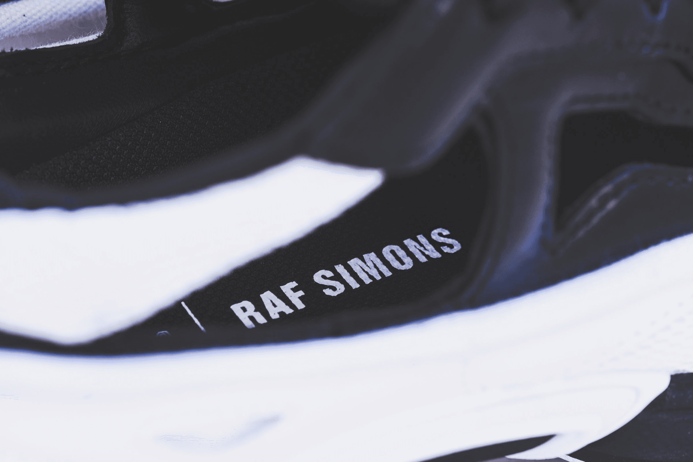 adidas by Raf Simons Replicant Ozweego - Black / Cream — Image 3