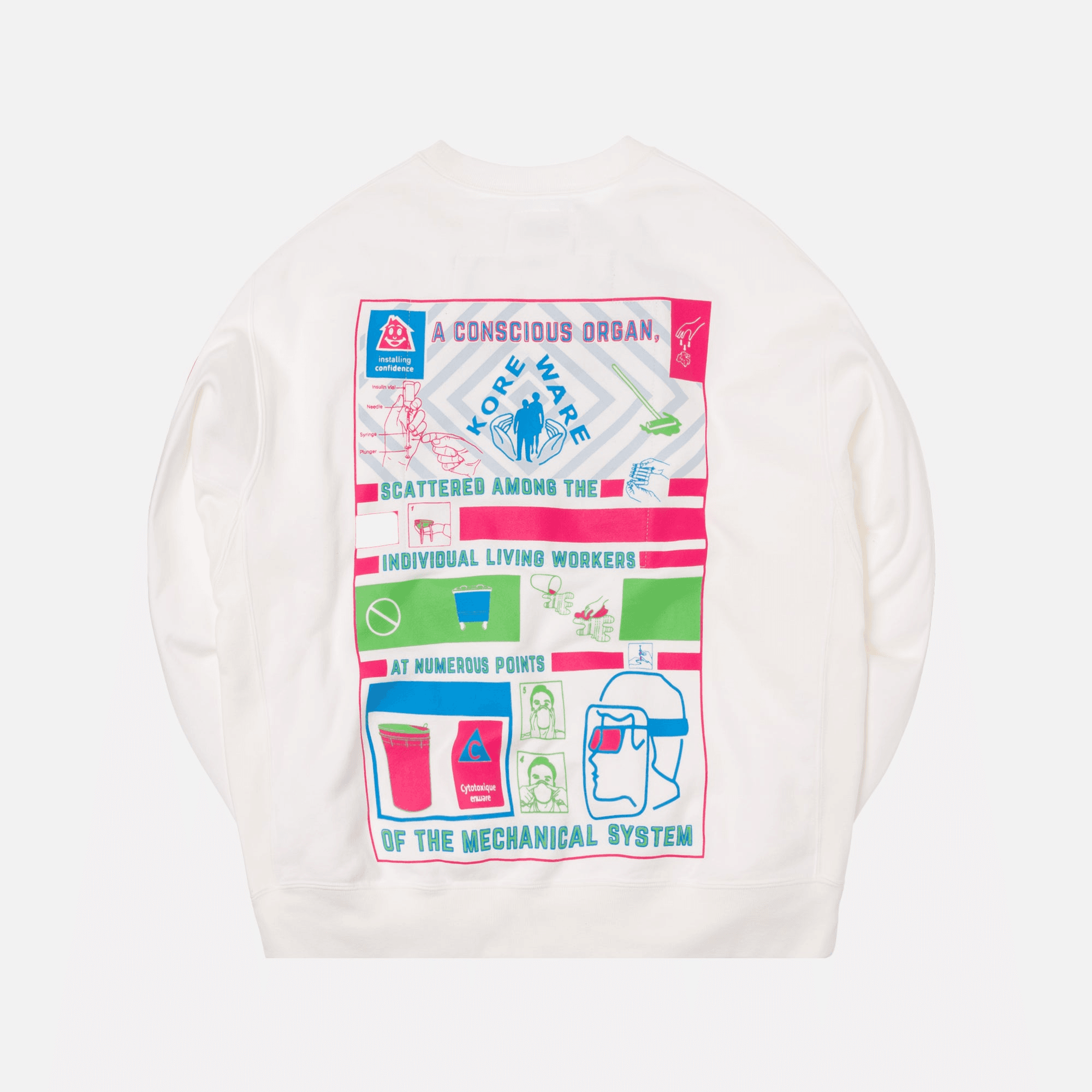 Cav Empt Conscious Organ Crewneck - White — Image 2