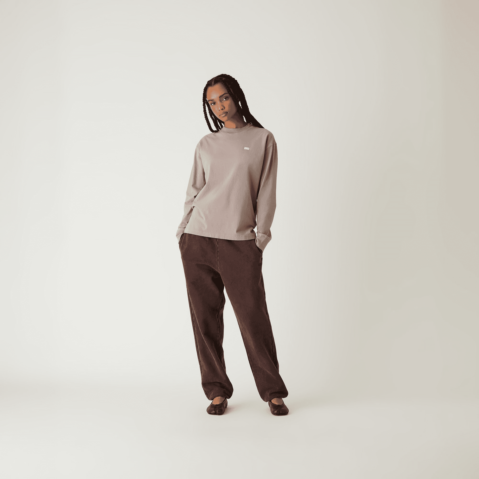 Kith Women Chelsea III Sueded Sweatpant - Incognito — Image 5