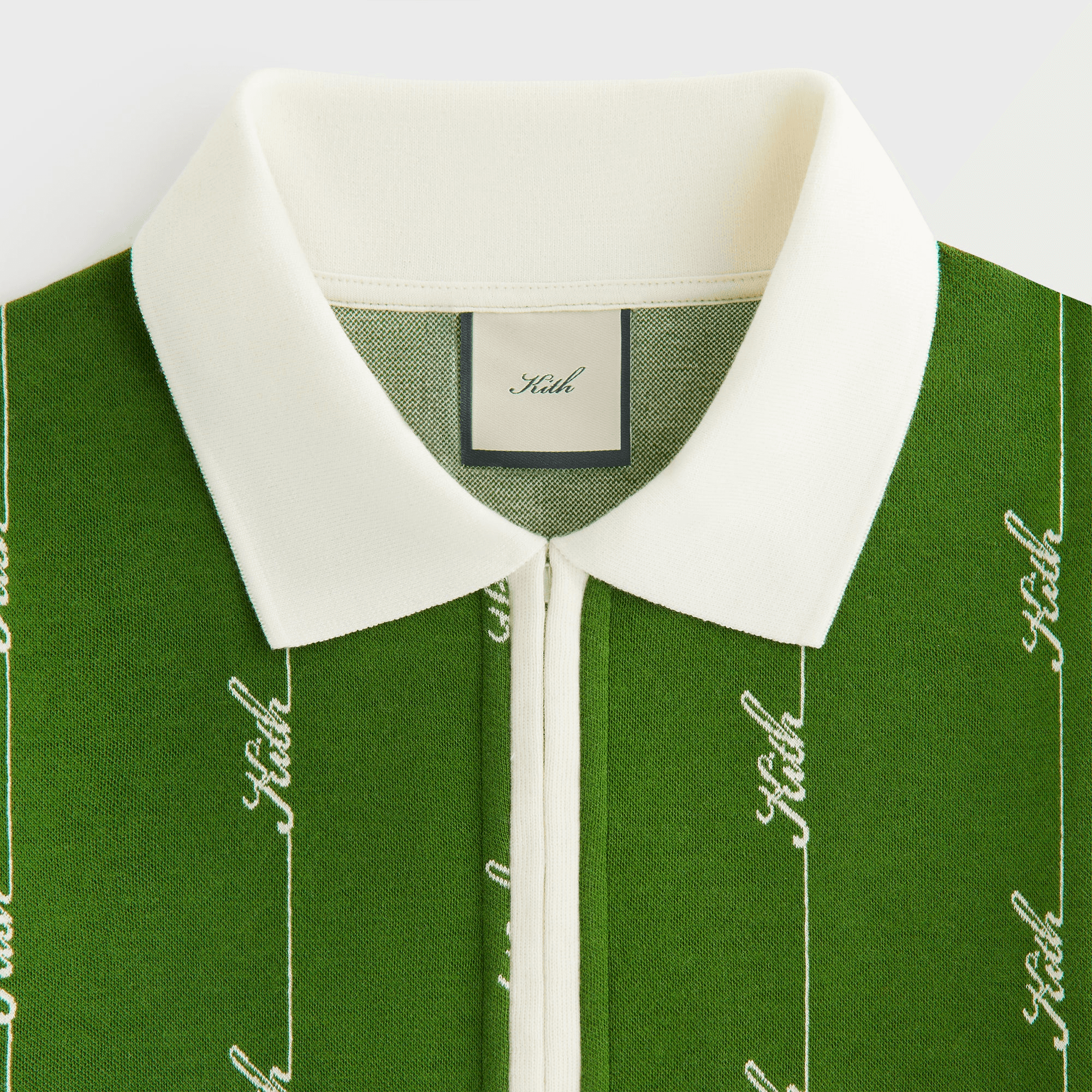 Kith Women Taylen Pique Logo Knit Polo - Turf — Image 2