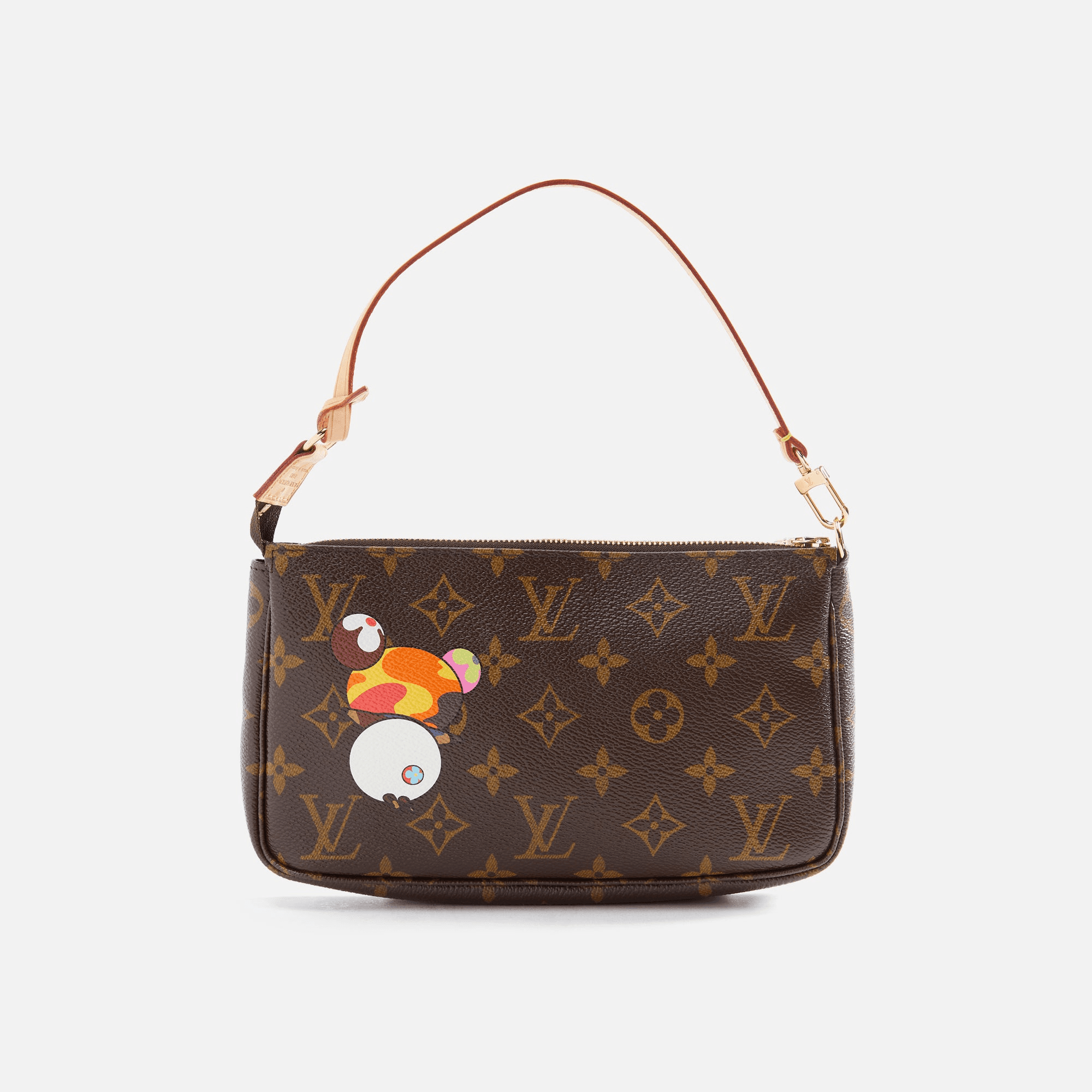WGACA Louis Vuitton Murakami Panda Pochette V2 - Brown — Image 2