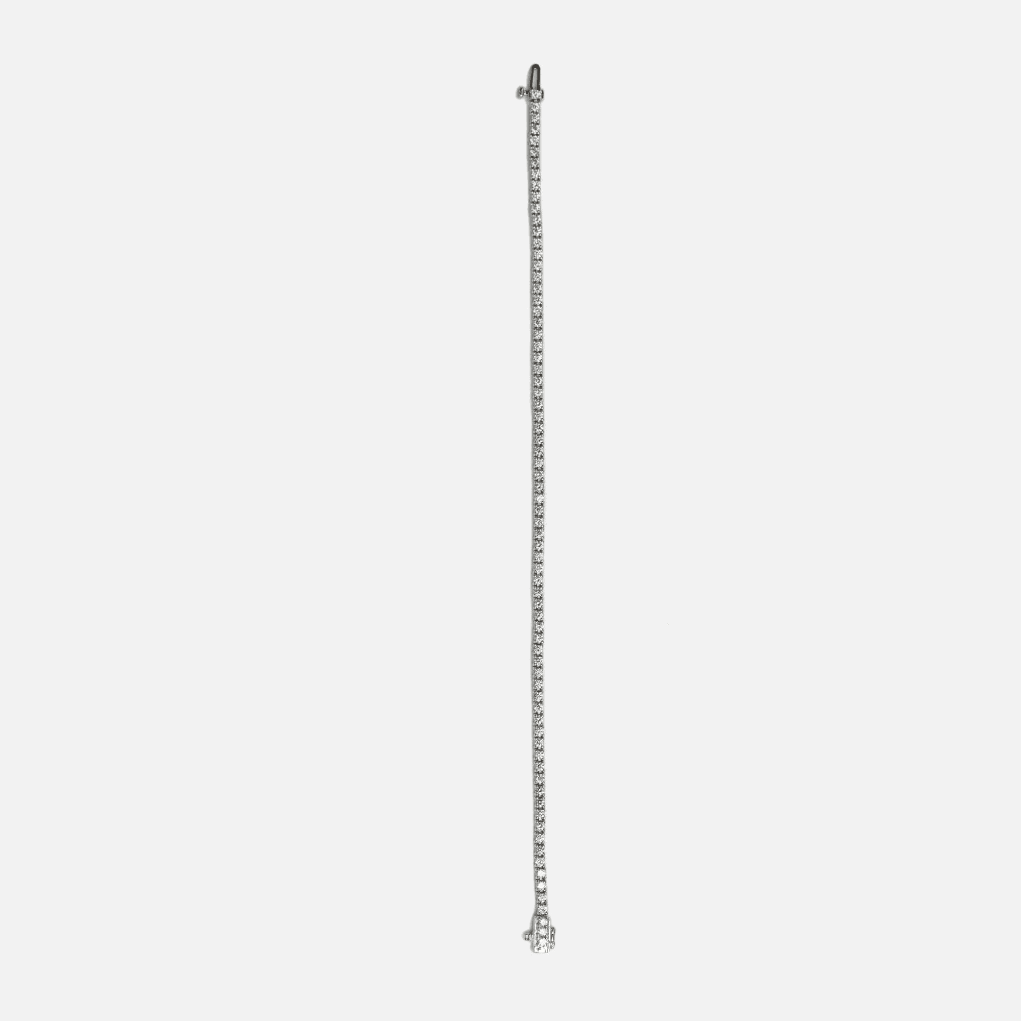 Greg Yuna 5 Pointer Tennis Bracelet - White Gold — Image 5