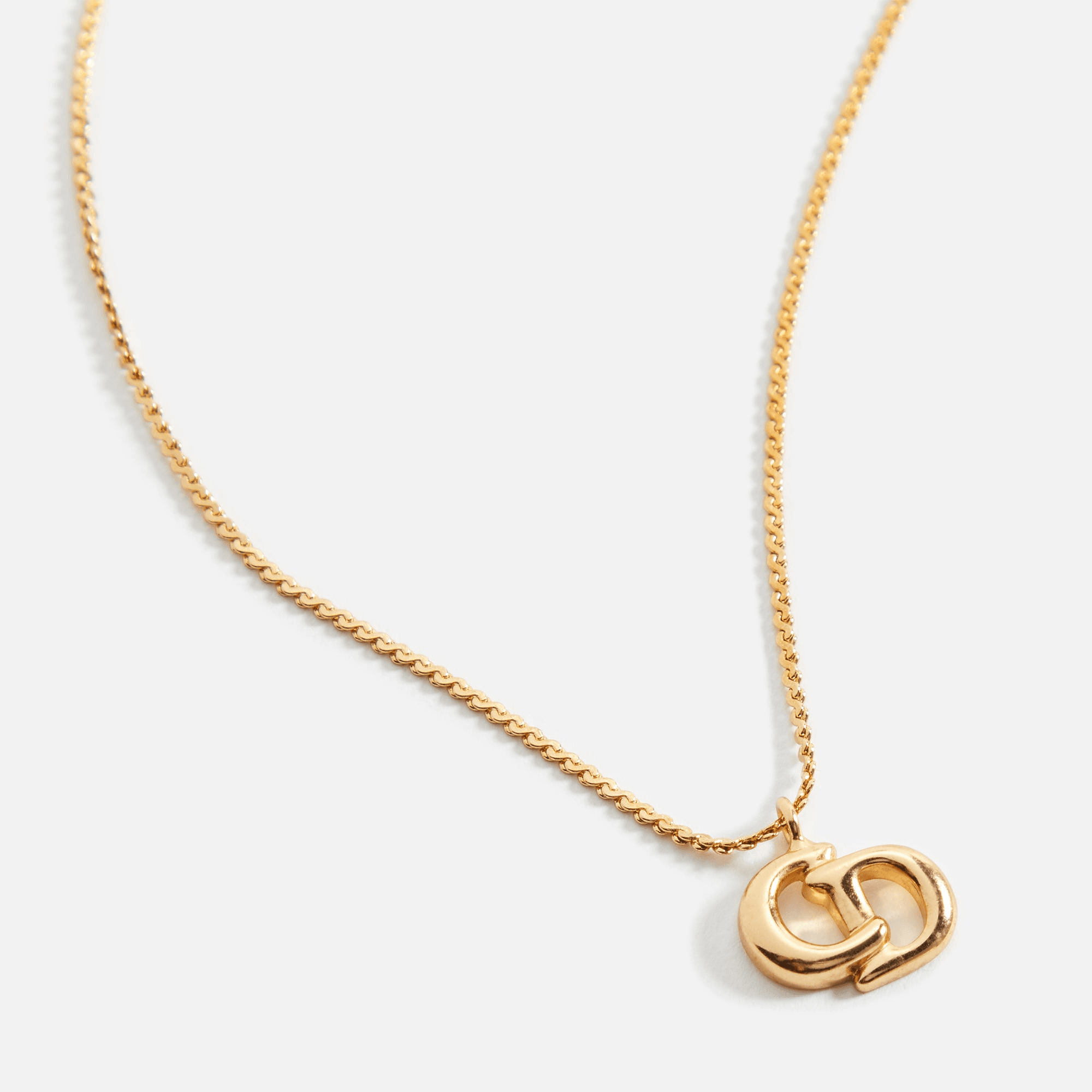 WGACA Dior CD Necklace - Gold — Image 2