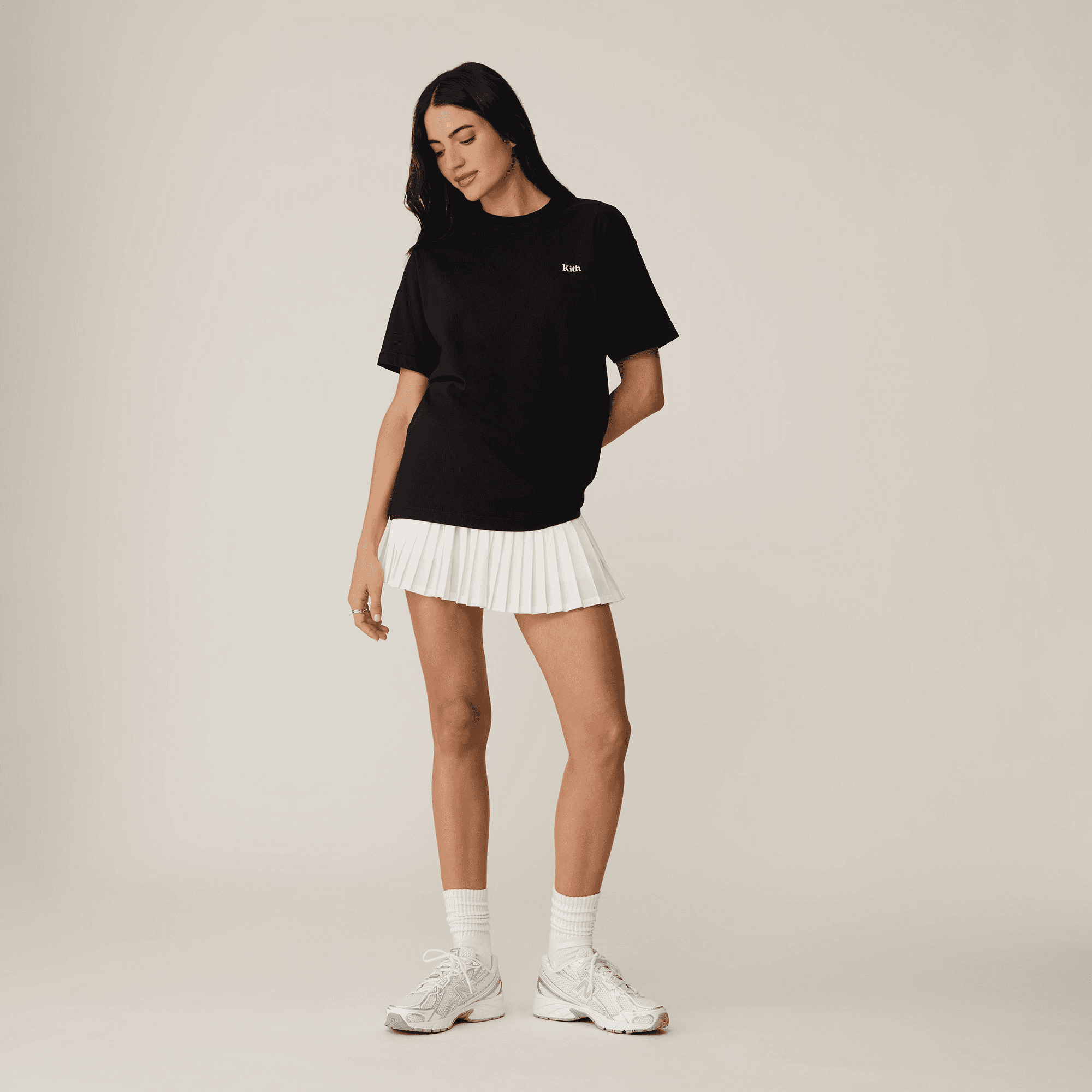 Kith Women Vintage Tee - Black — Image 5