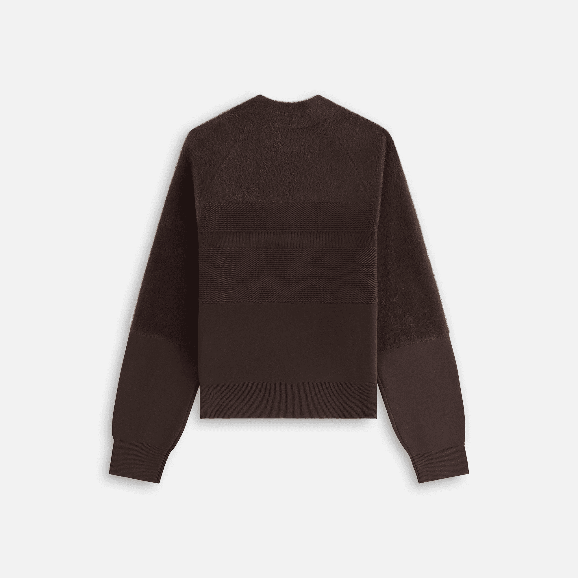 Kith Women Presley Blocked Mohair Zip Sweater - Incognito — Image 5