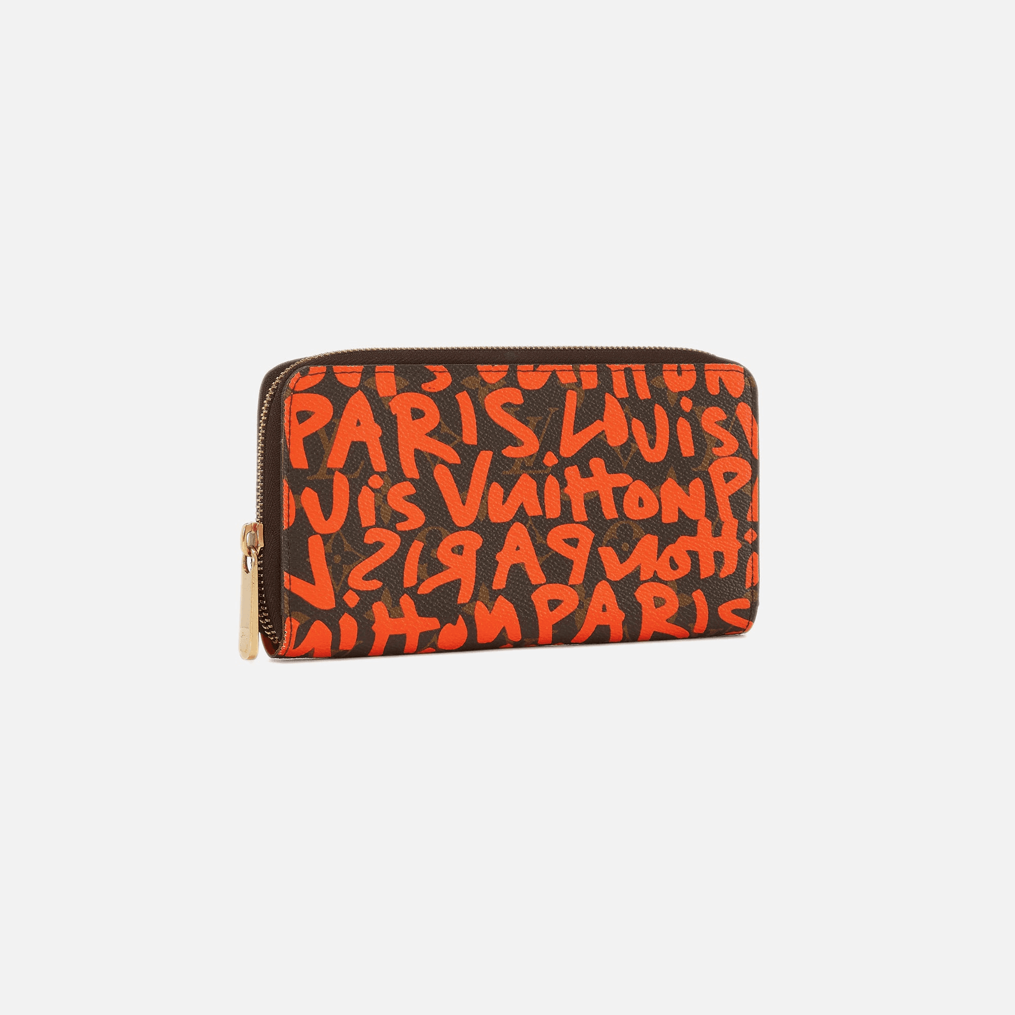 WGACA Louis Vuitton Sprouse Continental Wallet - Orange — Image 4