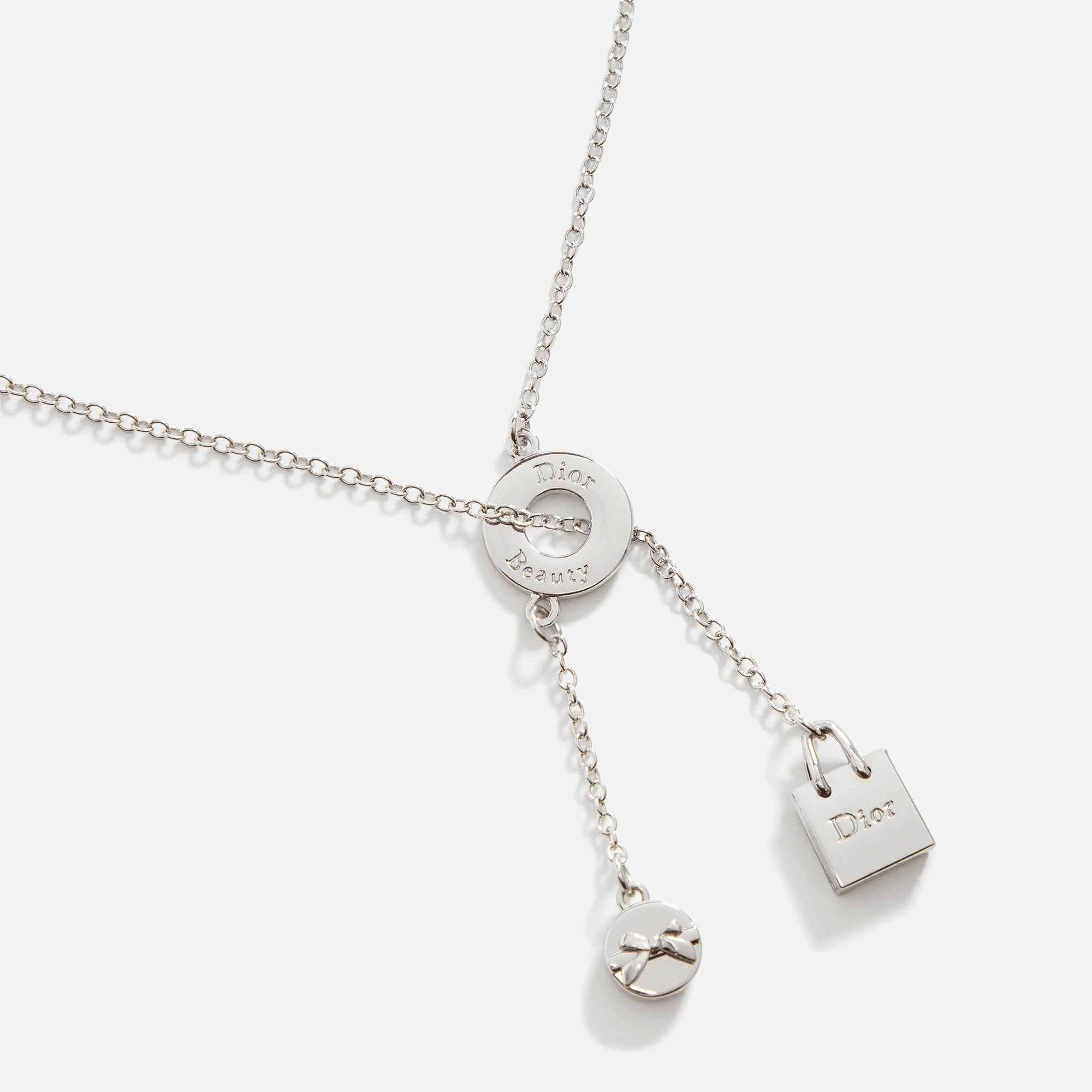 WGACA Dior Charm Necklace - Silver — Image 2