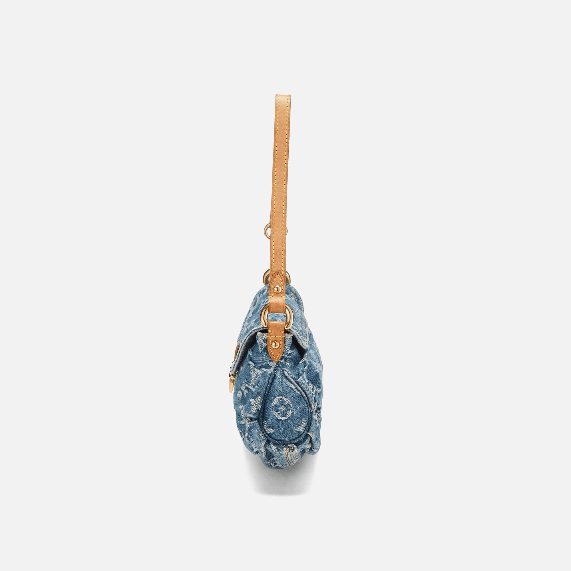 WGACA Louis Vuitton Denim Pleaty Mini - Blue — Image 5