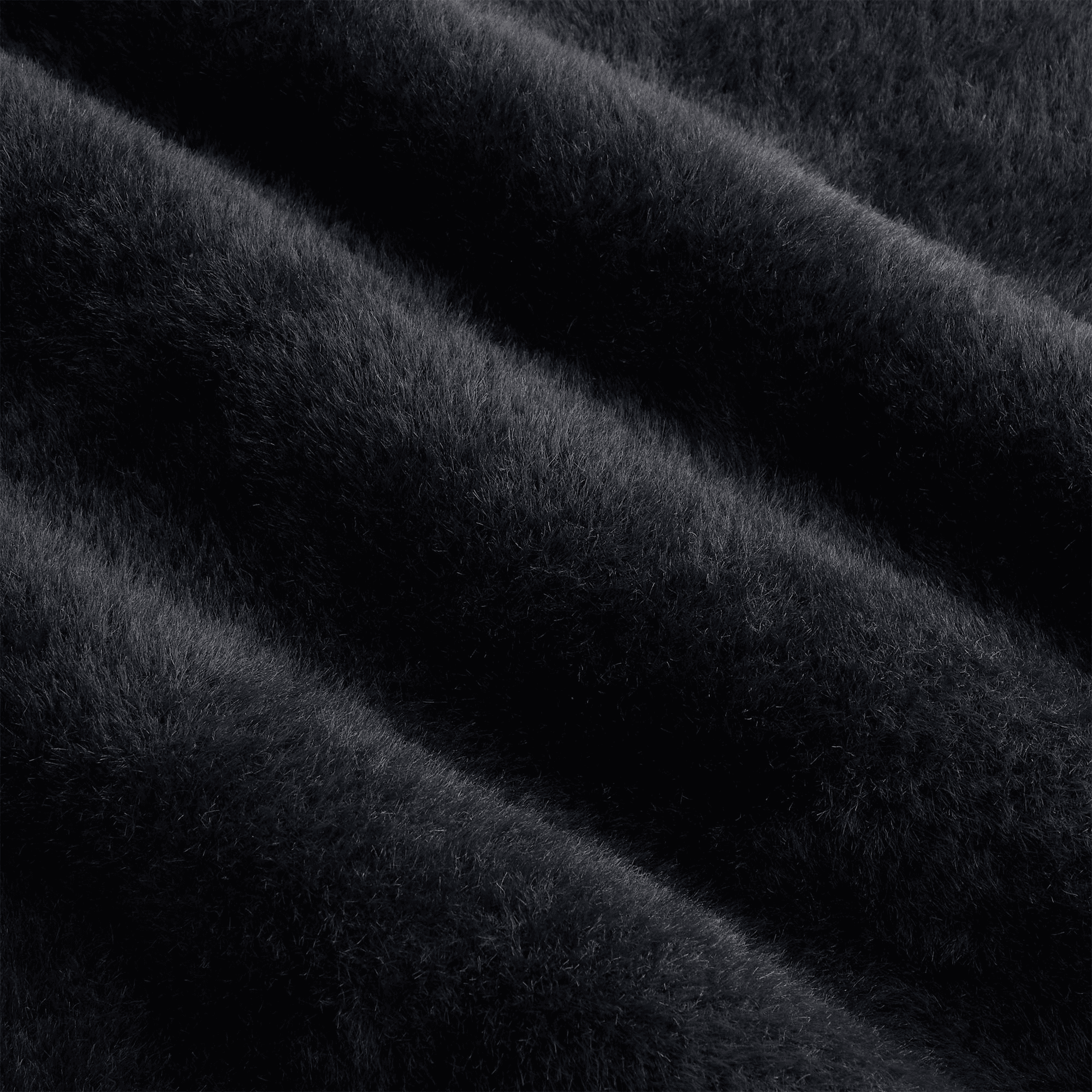 Kith Kids Mohair Script Logo Crewneck - Black — Image 3