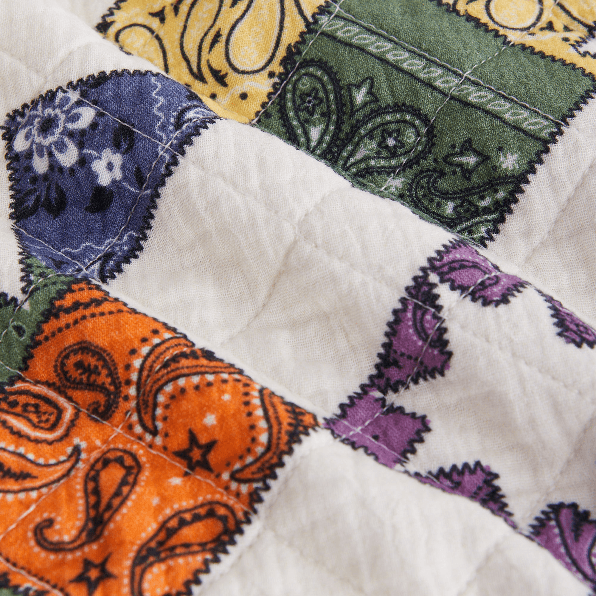 Kith Baby Quilted Patchwork Coverall - Sandrift — Image 2