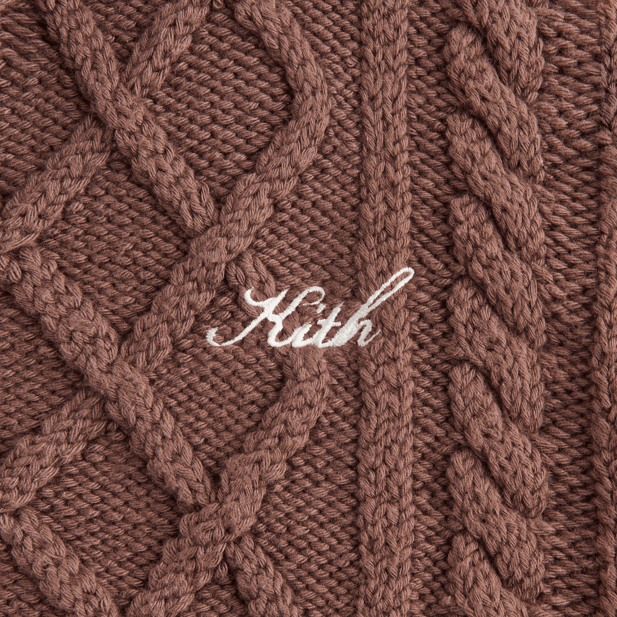Kith Women Wyler Blocked Full Zip Sweater - Pink Opal — Image 3