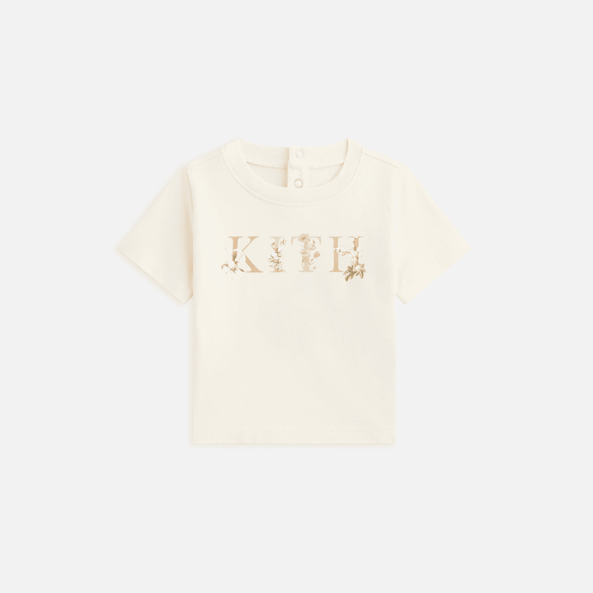 Kith Baby Floral Kith Graphic Tee - Sandrift — Image 4