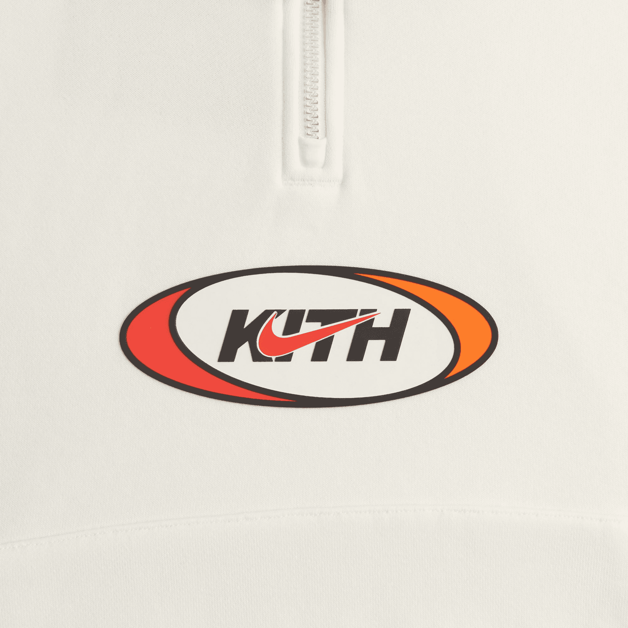 Kith Kids for Nike Quarter Zip Hoodie - Sail — Image 4