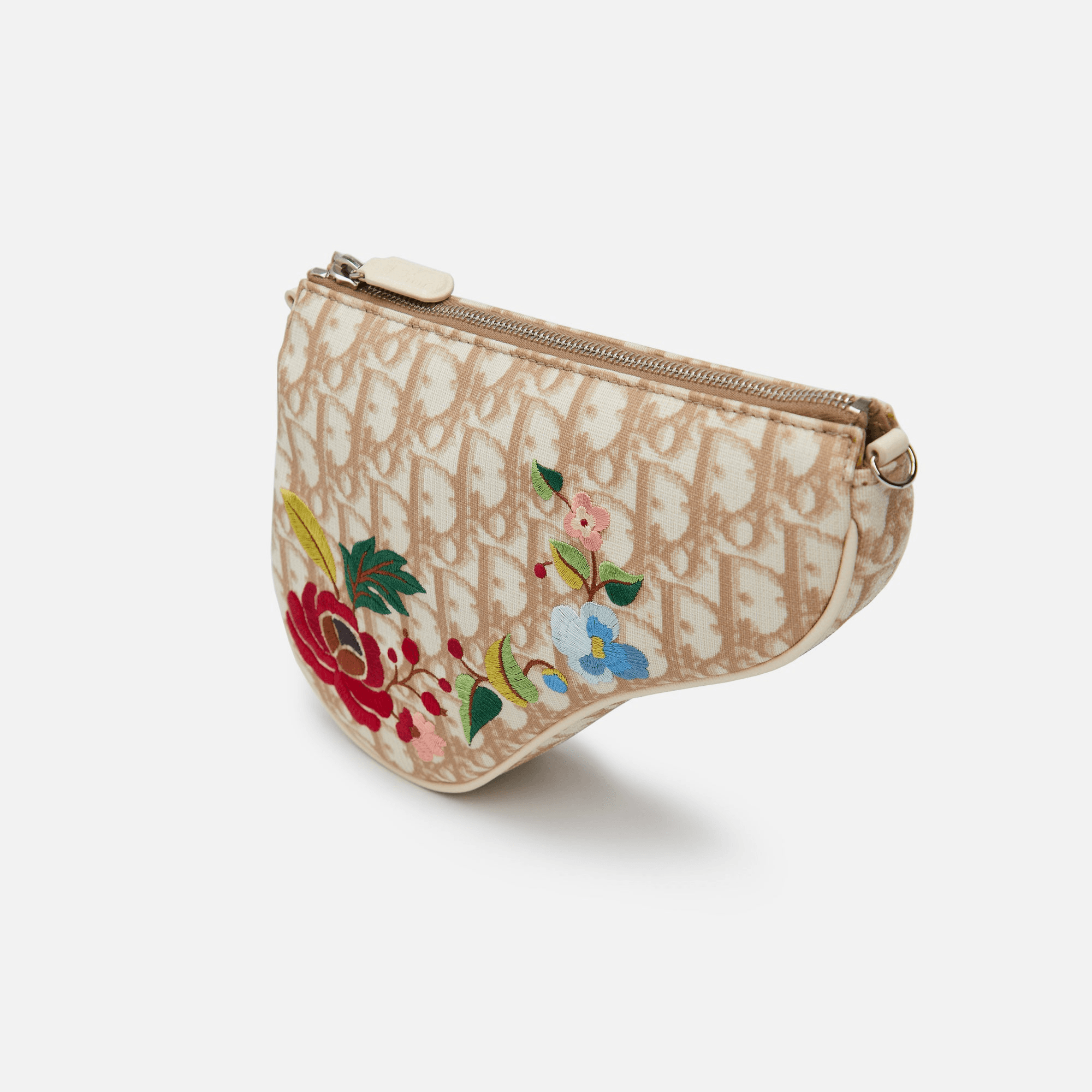 WGACA Dior Embroidered Saddle Mini Bag - Brown — Image 4