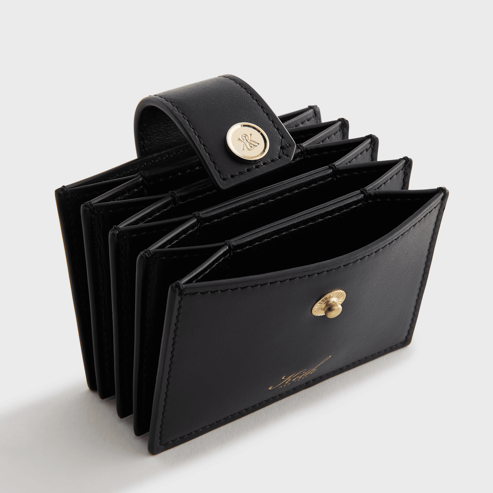 Kith Women Notch Accordion Wallet - Black — Image 2