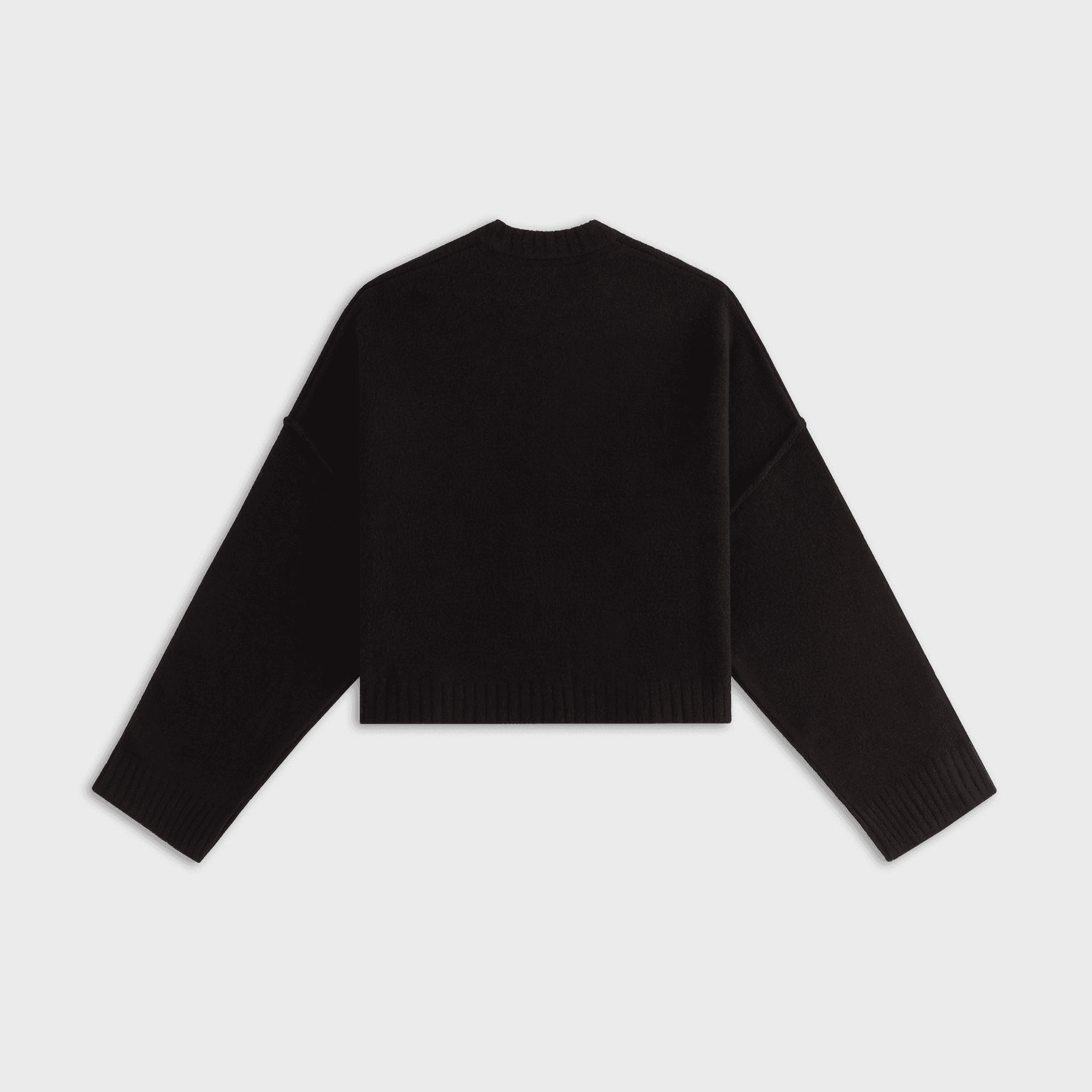 Kith Women Freja Cropped Sweater - Black — Image 5