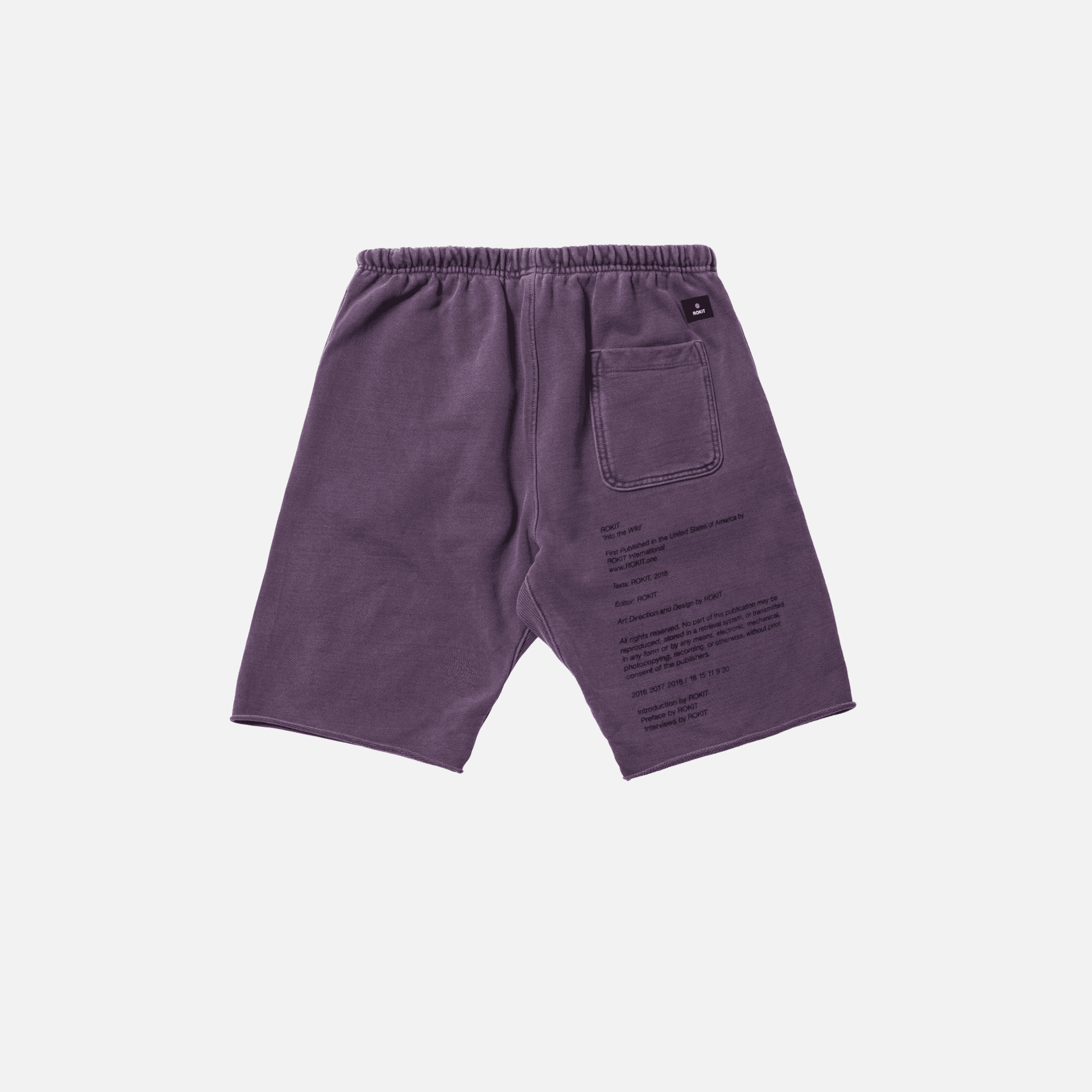 Rokit Memoir Fleece Short - Purple — Image 2