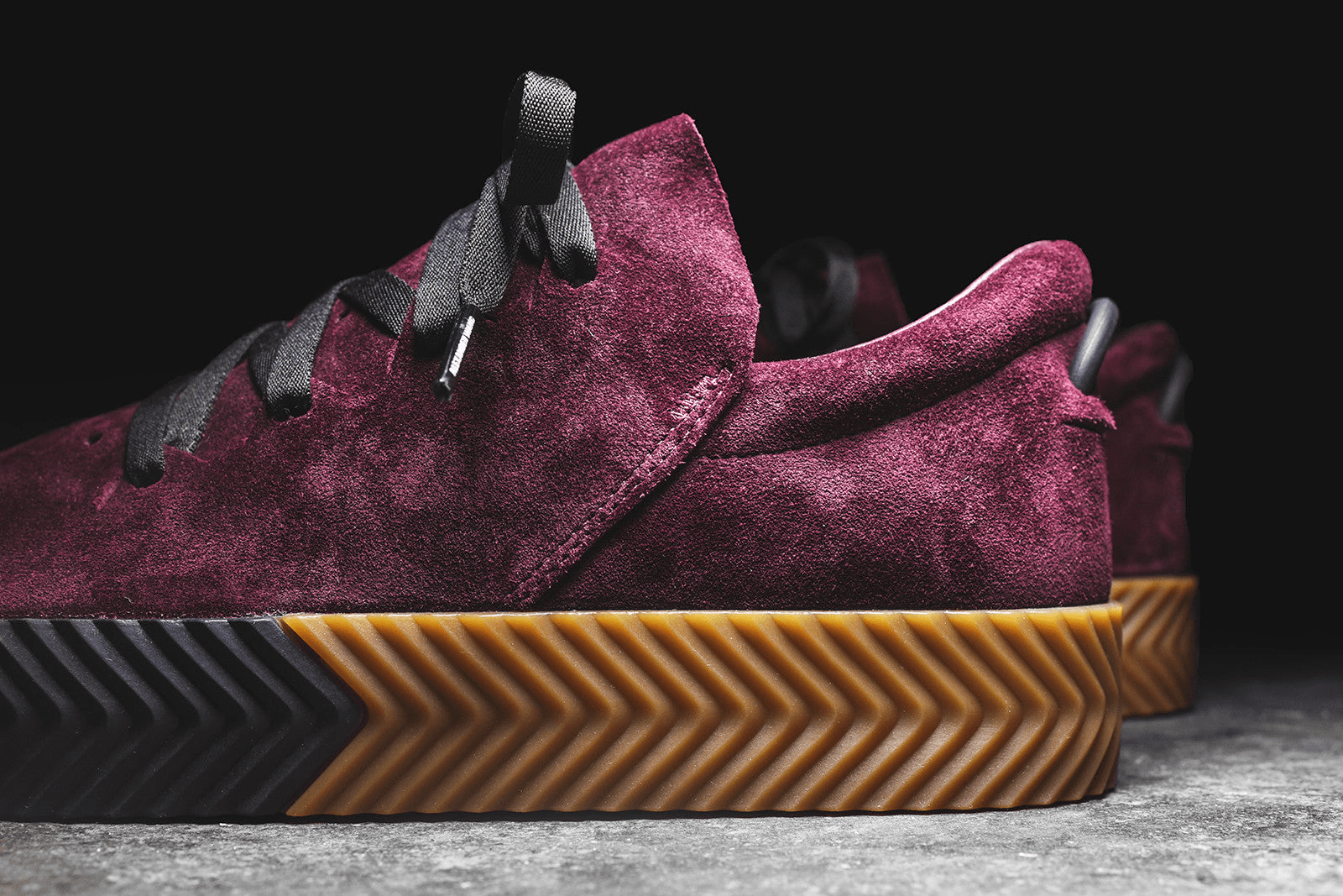 adidas Originals x Alexander Wang Skate - Maroon — Image 3