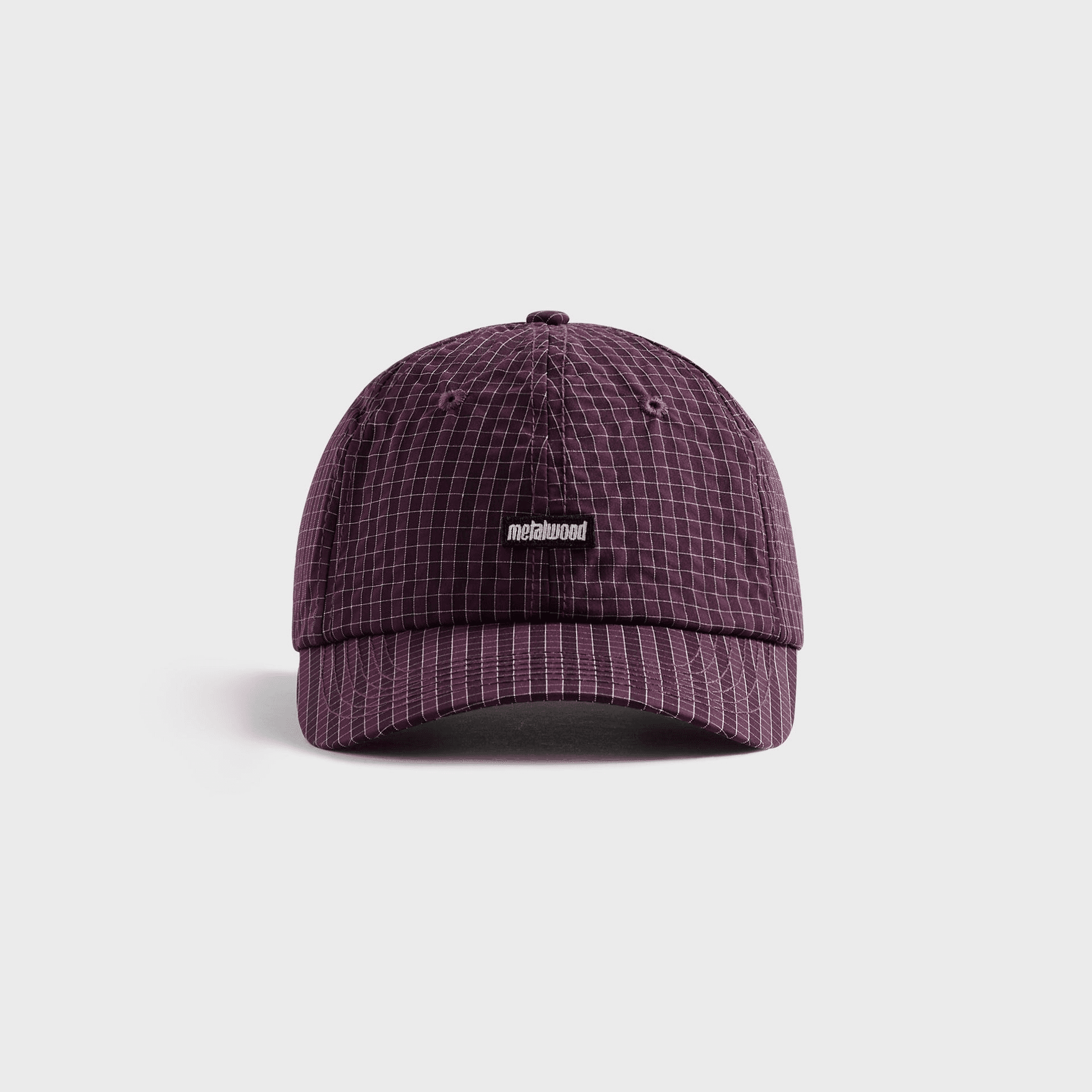 Metalwood Mini Metal Logo Cap - Plum — Image 4