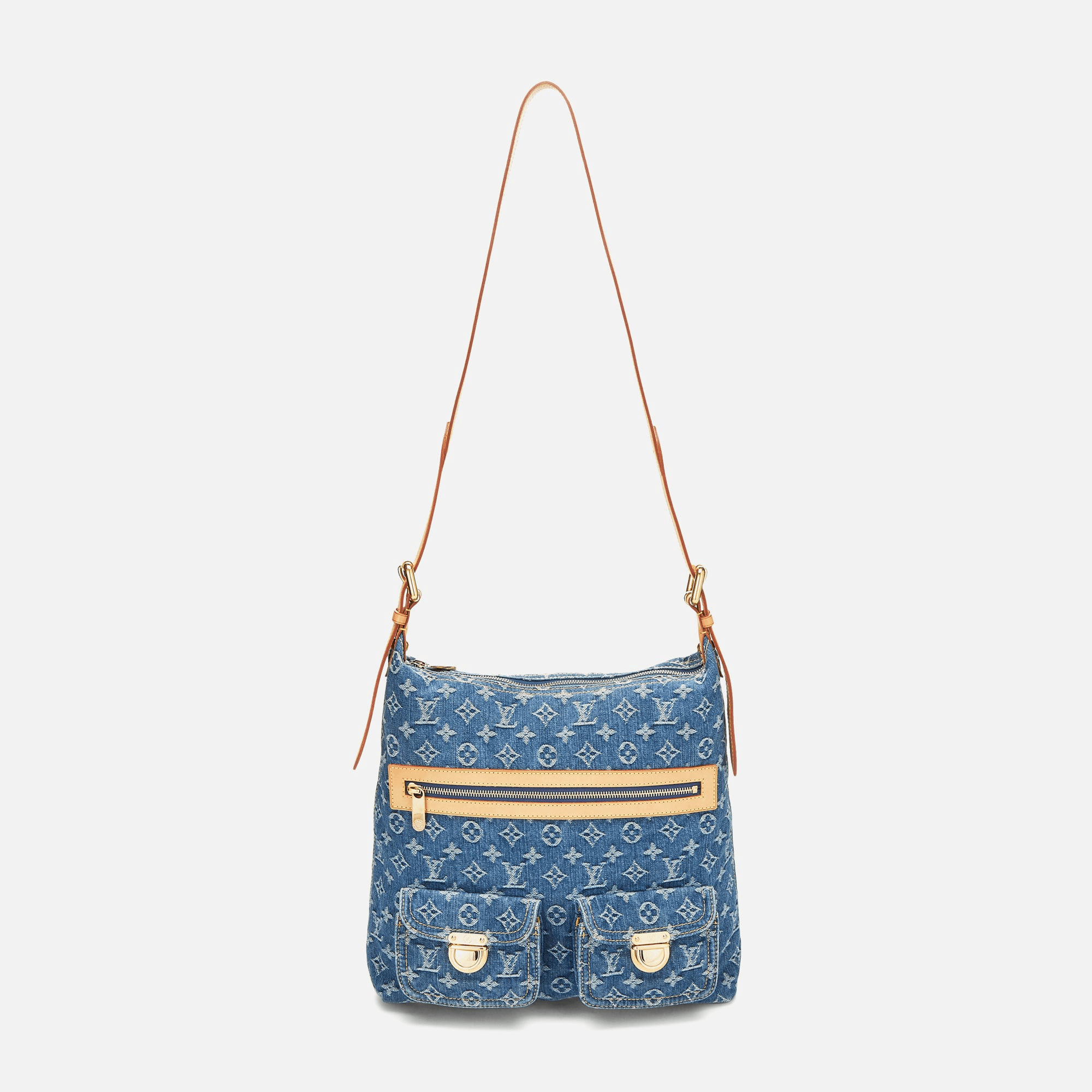 WGACA Louis Vuitton Baggy GM - Blue Denim — Image 6