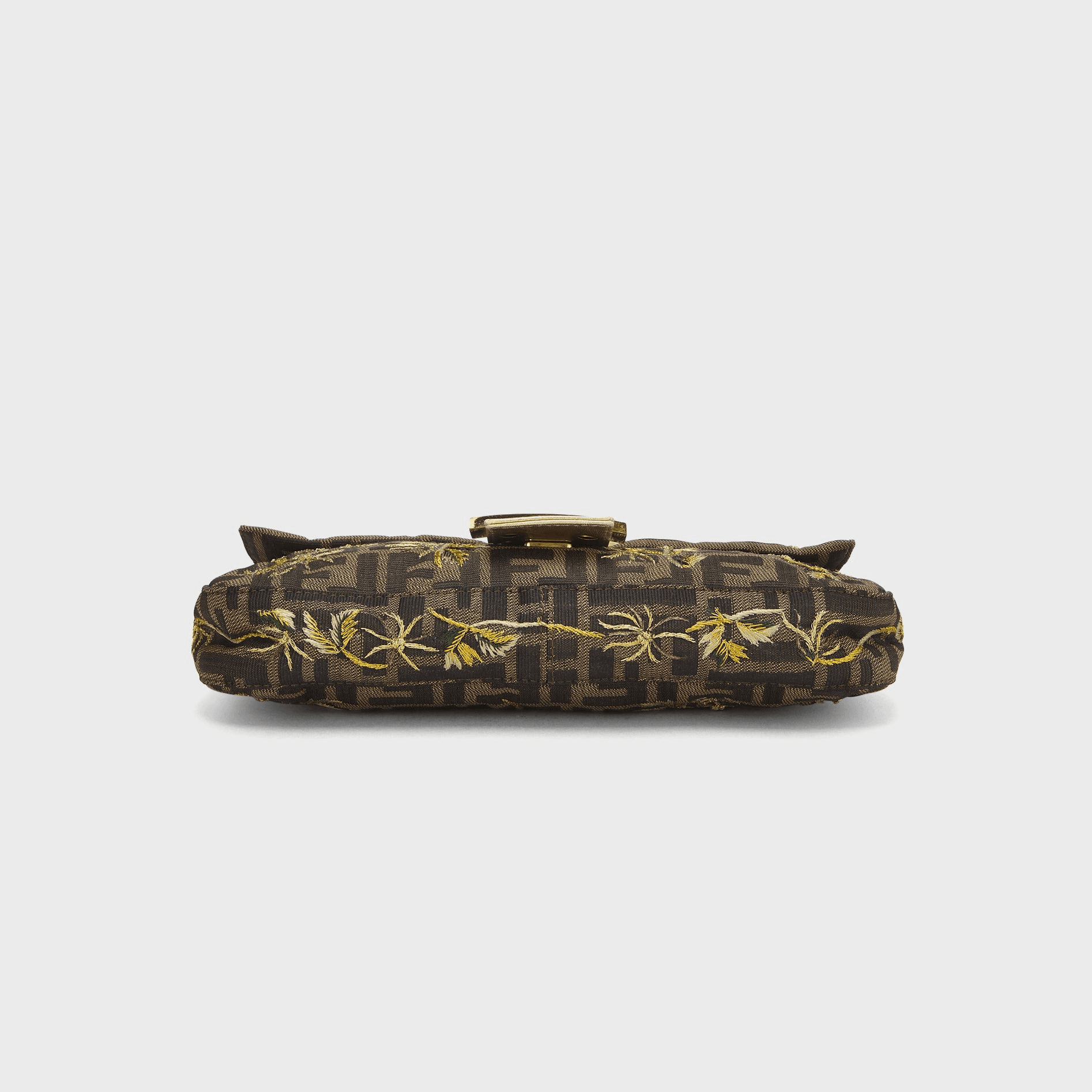 WGACA Fendi Gold Embroidered Baguette - Multi — Image 4