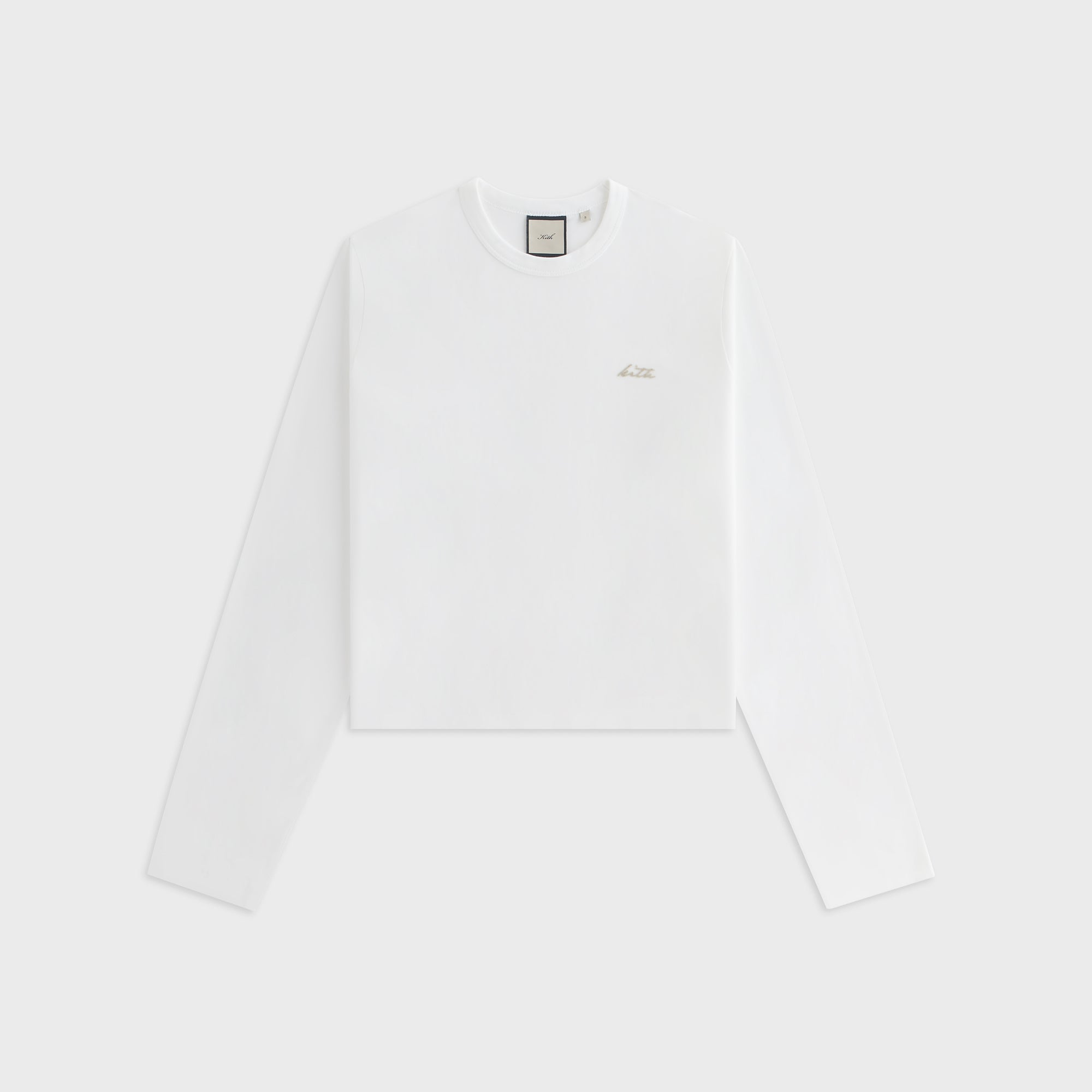 Kith Women Shrunken Jay Long Sleeve - White