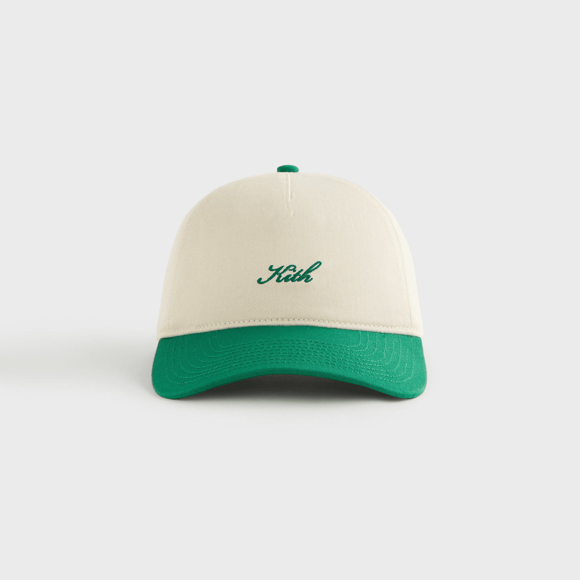 Kith Women Two-Tone Cotton Twill Pinch Crown Cap - Newt — Image 5