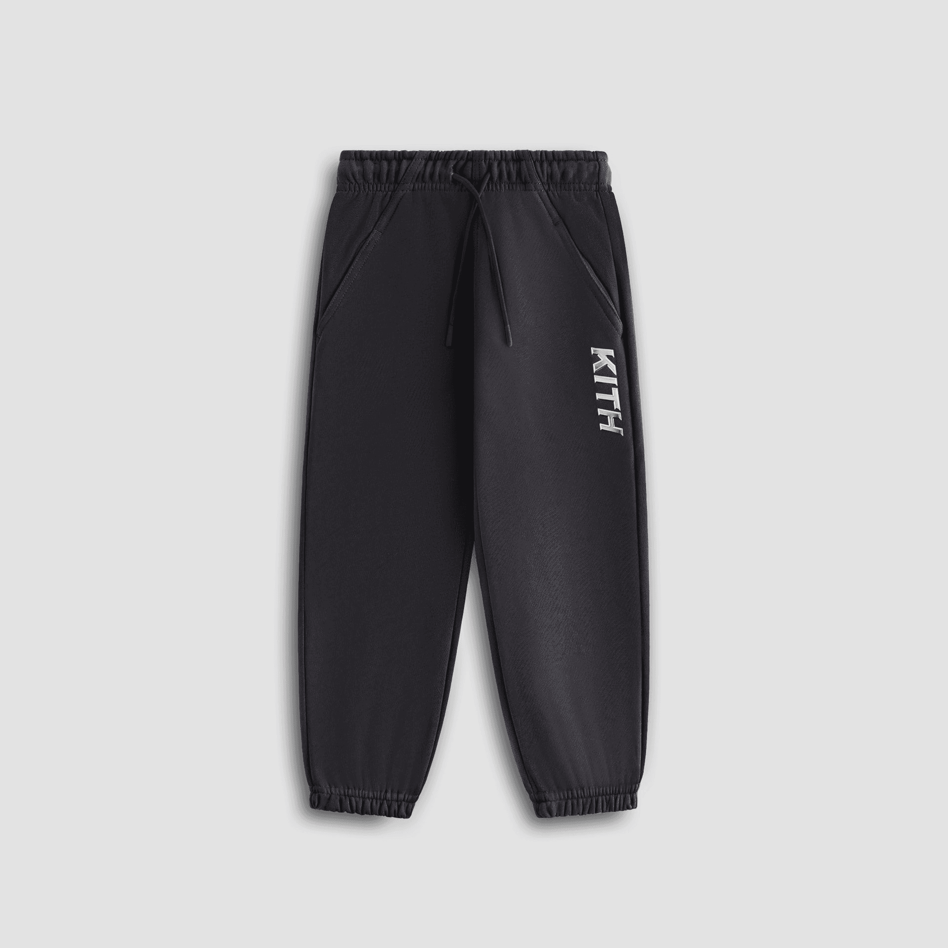 Kith Kids Novelty Logo Nelson Sweatpant - Black — Image 5