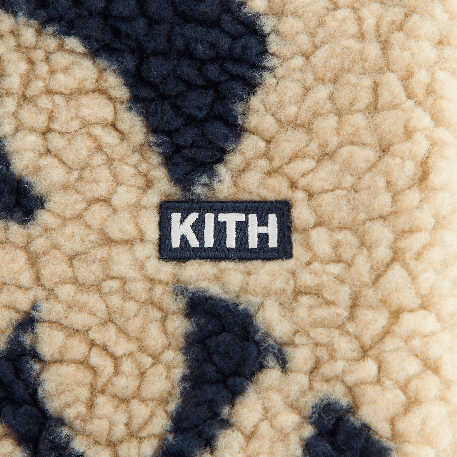 Kith Kids for the New York Yankees Lloyd Sherpa Jacket - Canvas — Image 3