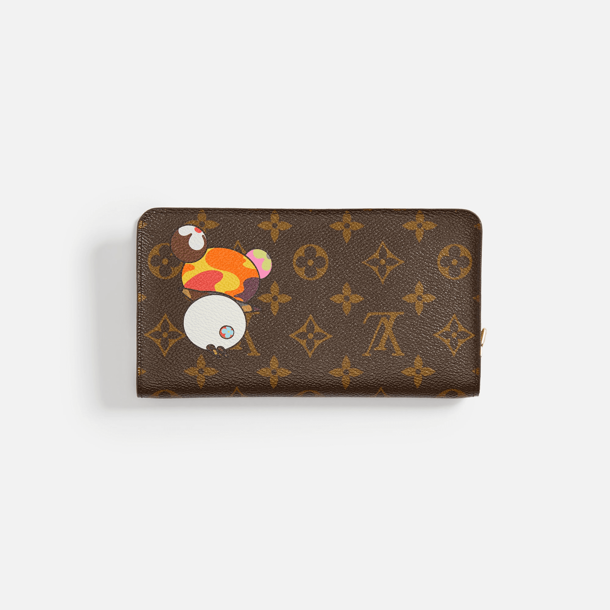 WGACA Louis Vuitton Murakami Panda Porte Monnaie Zippy - Brown — Image 2