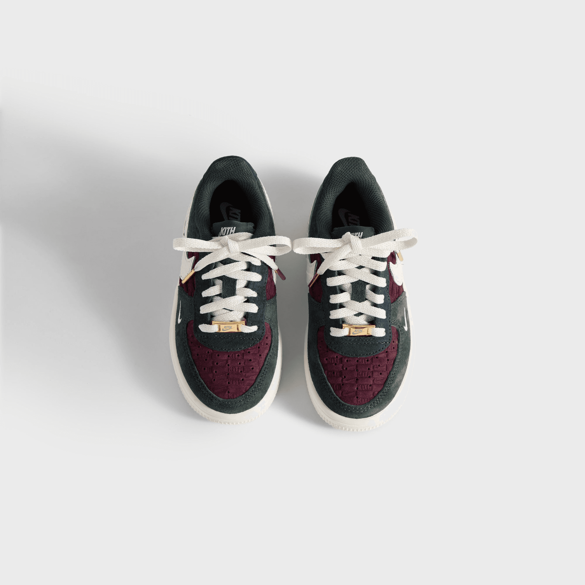 Kith for Nike PS Air Force 1 Low Lace - Night Maroon / Phantom — Image 6