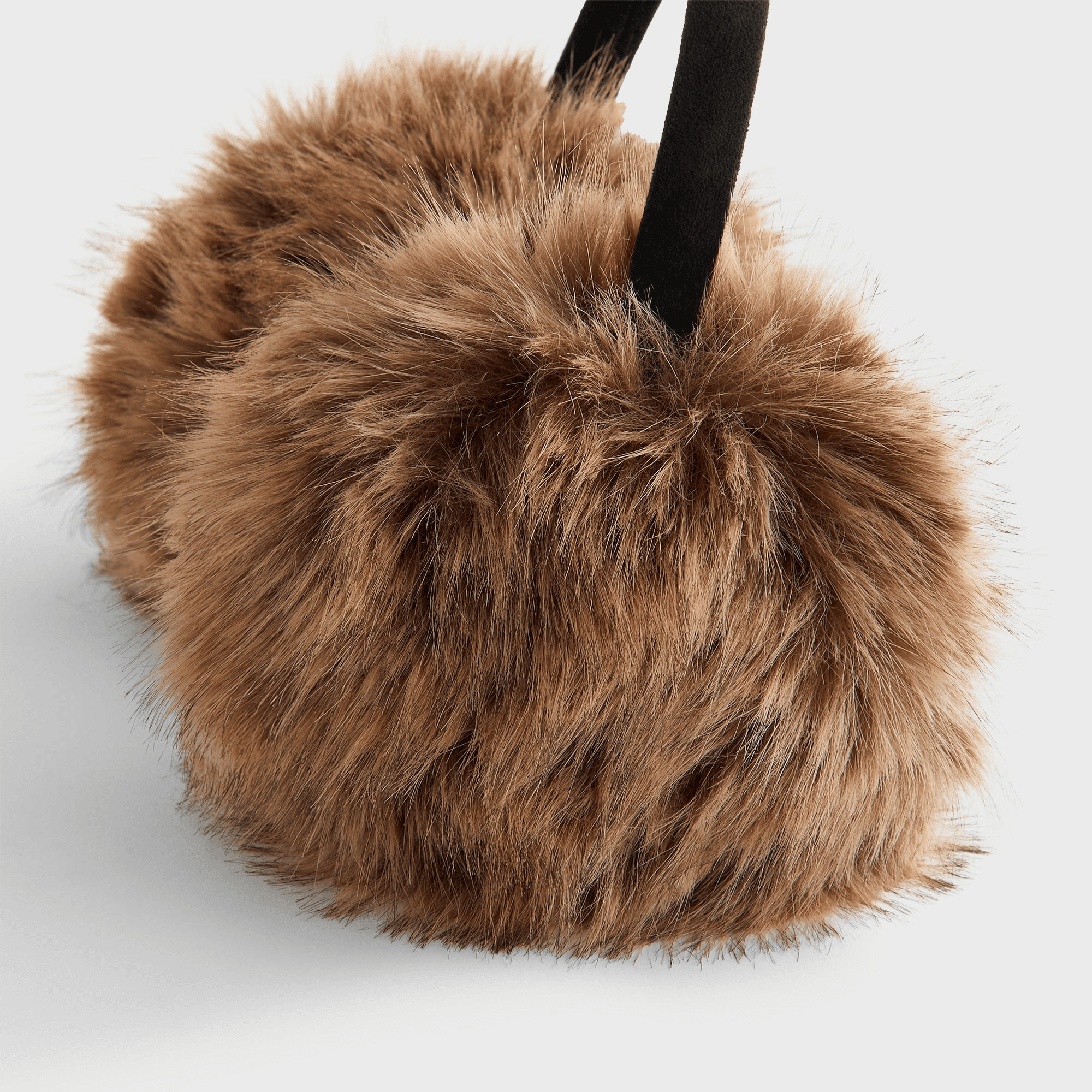 Kith Women Faux Fur Shaggy Ear Muff - Birch — Image 2