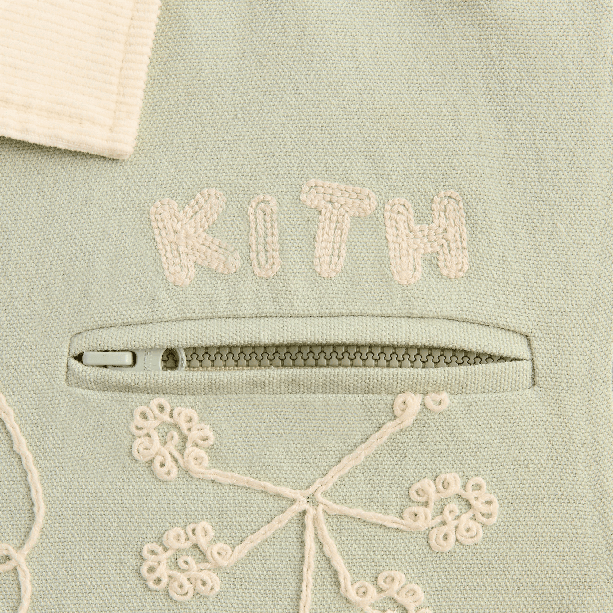 Kith Kids Floral Harrington Jacket - Mint — Image 2