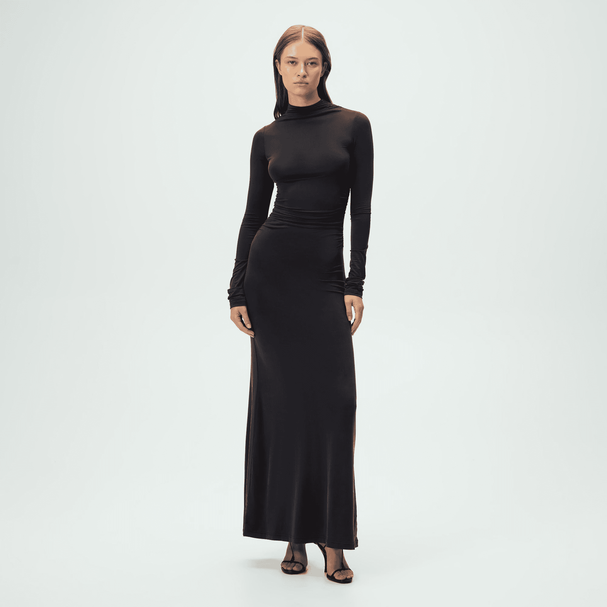 Kith Women Harin Cupro Maxi Dress - Black