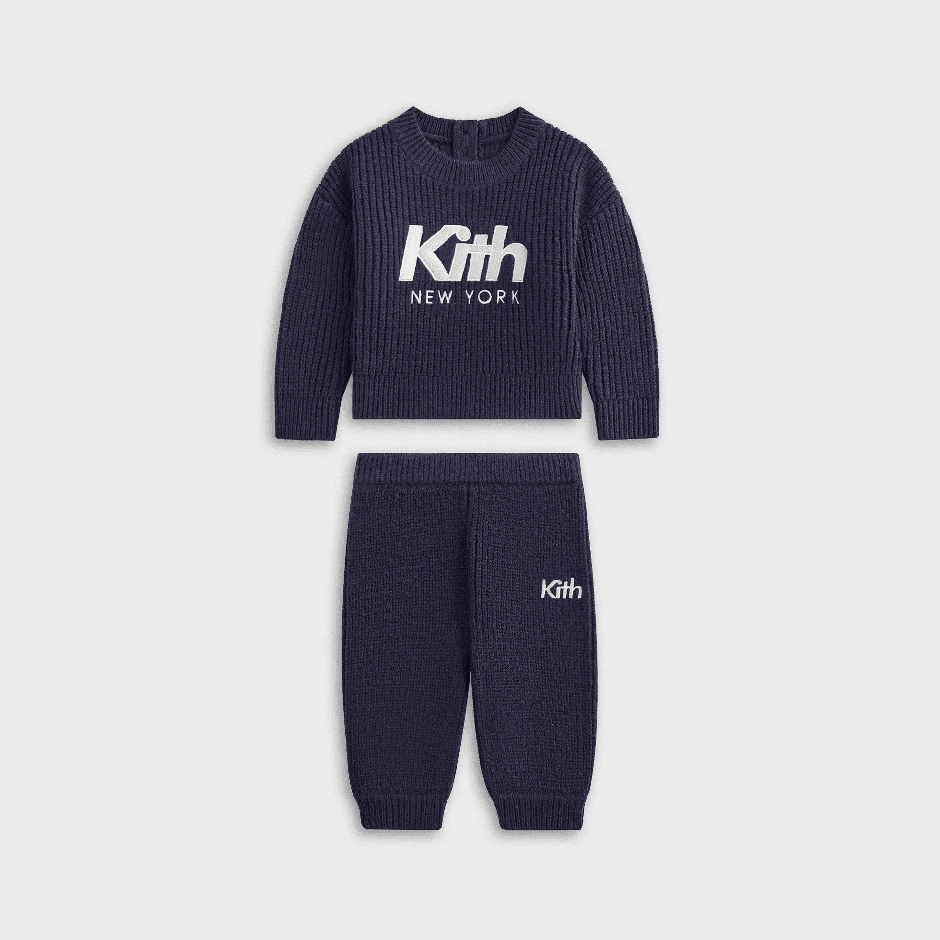 Kith Baby Sweater Crewneck and Jogger Set - Nocturnal — Image 6