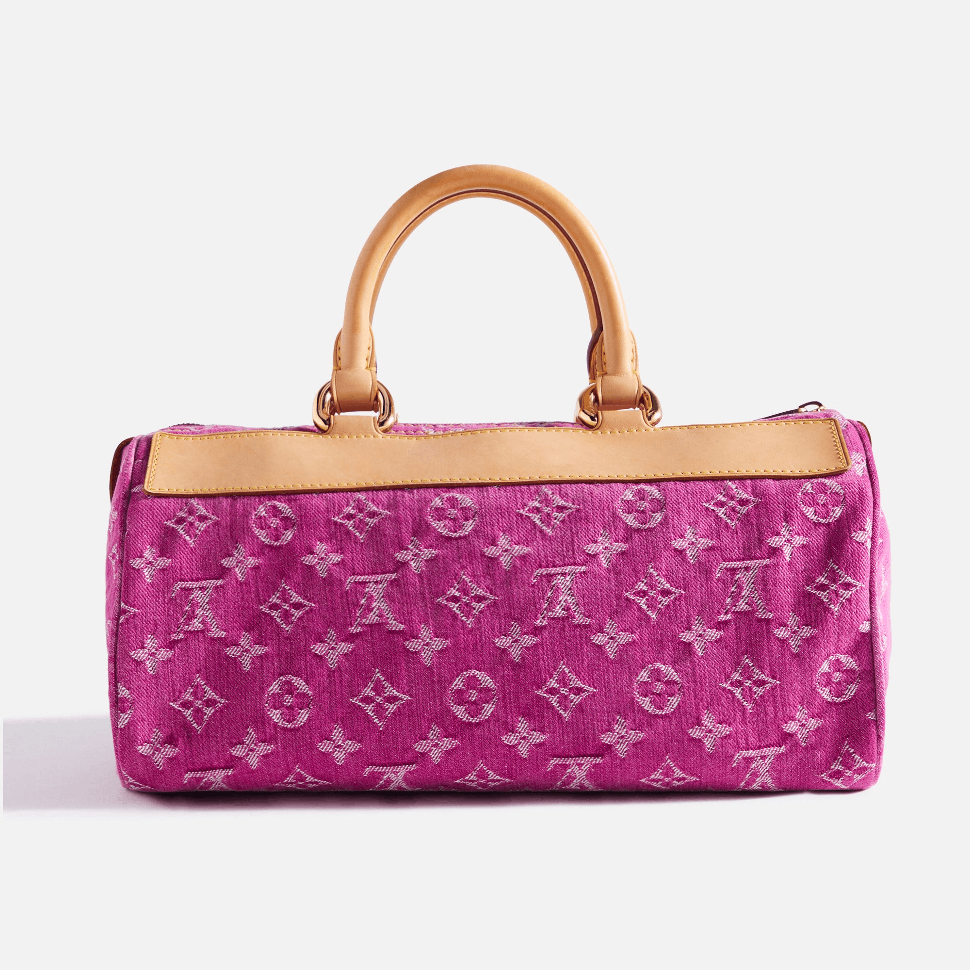 What Goes Around Comes Around Louis Vuitton Denim Neo Speedy Bag - Pink — Image 2