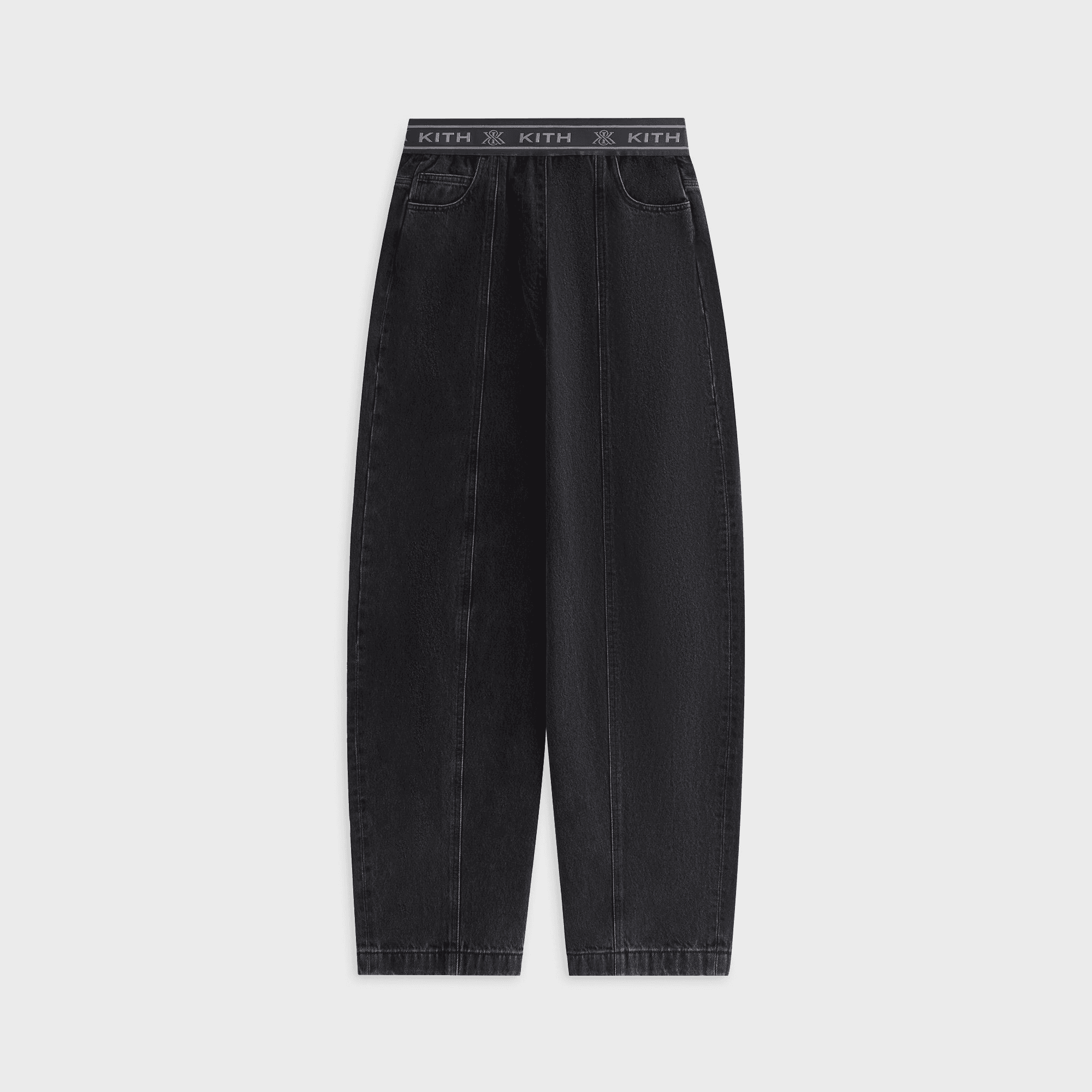 Kith Women Dana Logo Denim Pant - Xavier Wash