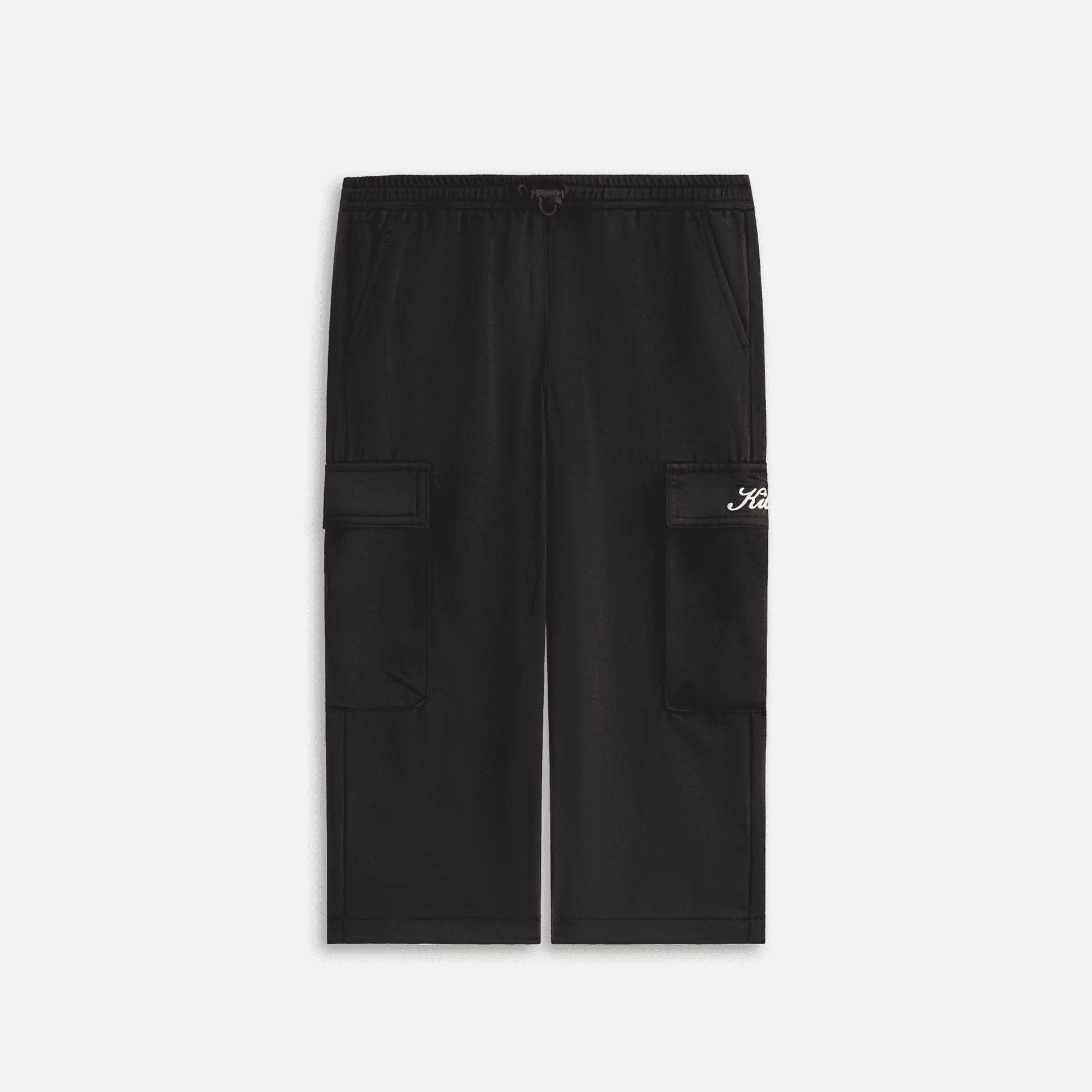 Kith Kids Satin Cargo Pant - Black — Image 4