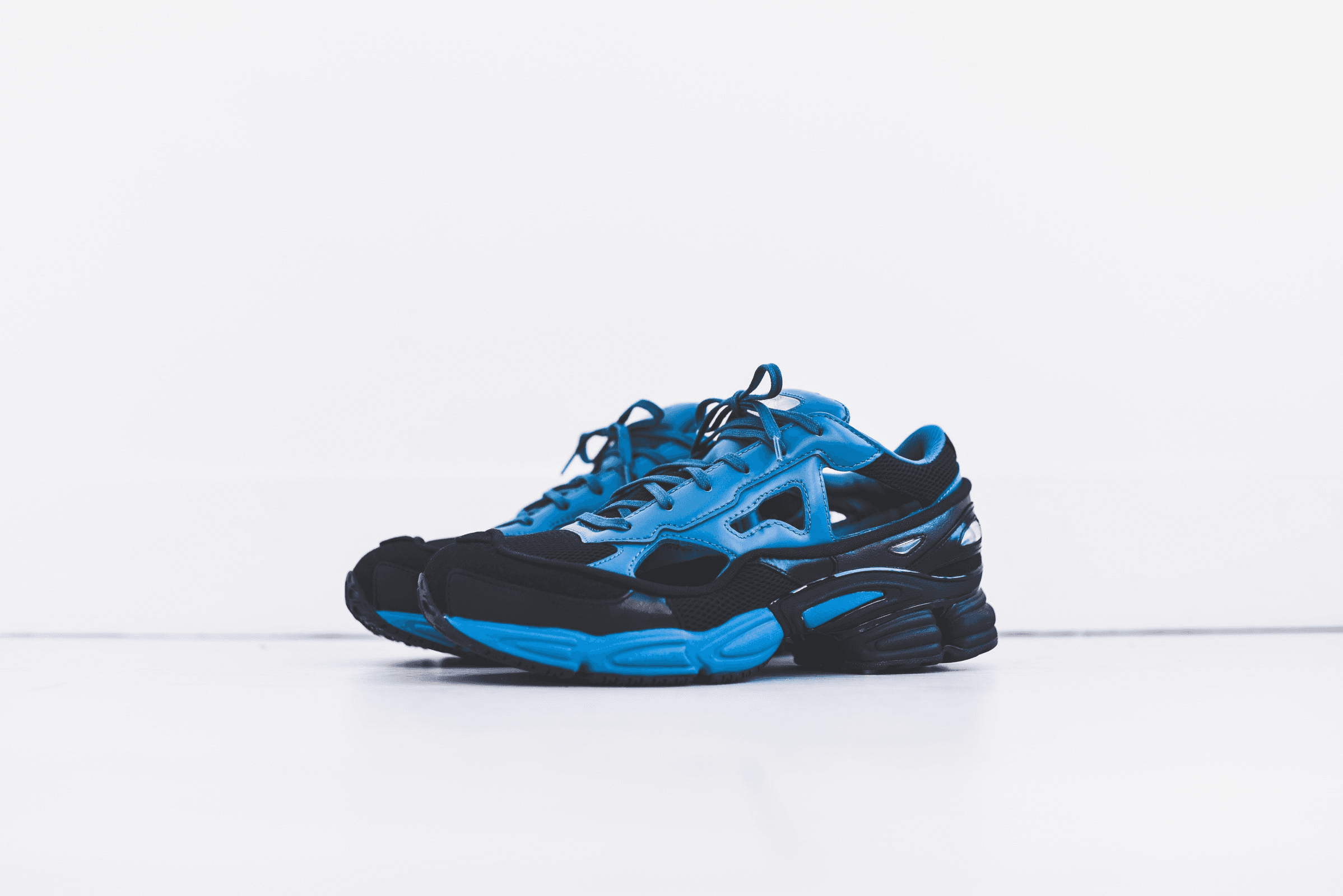 adidas by Raf Simons Replicant Ozweego - Black / Blue — Image 4