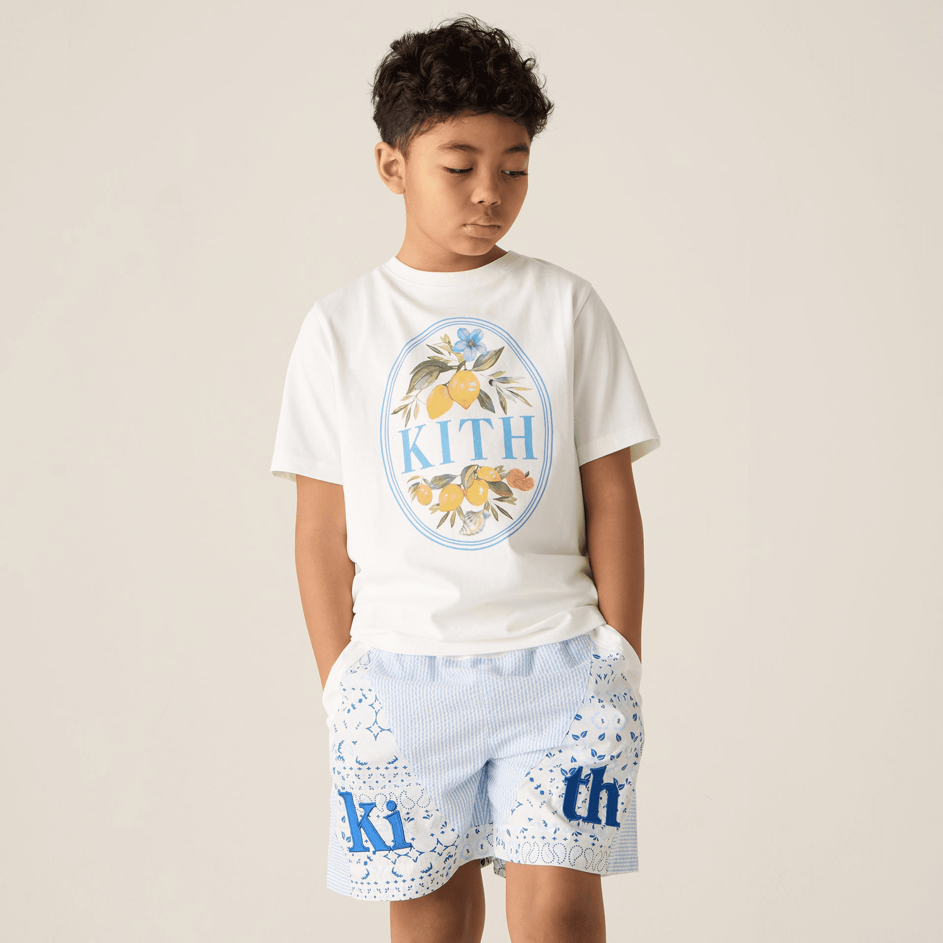 Kith Kids Summer Picnic Graphic Tee - White — Image 4
